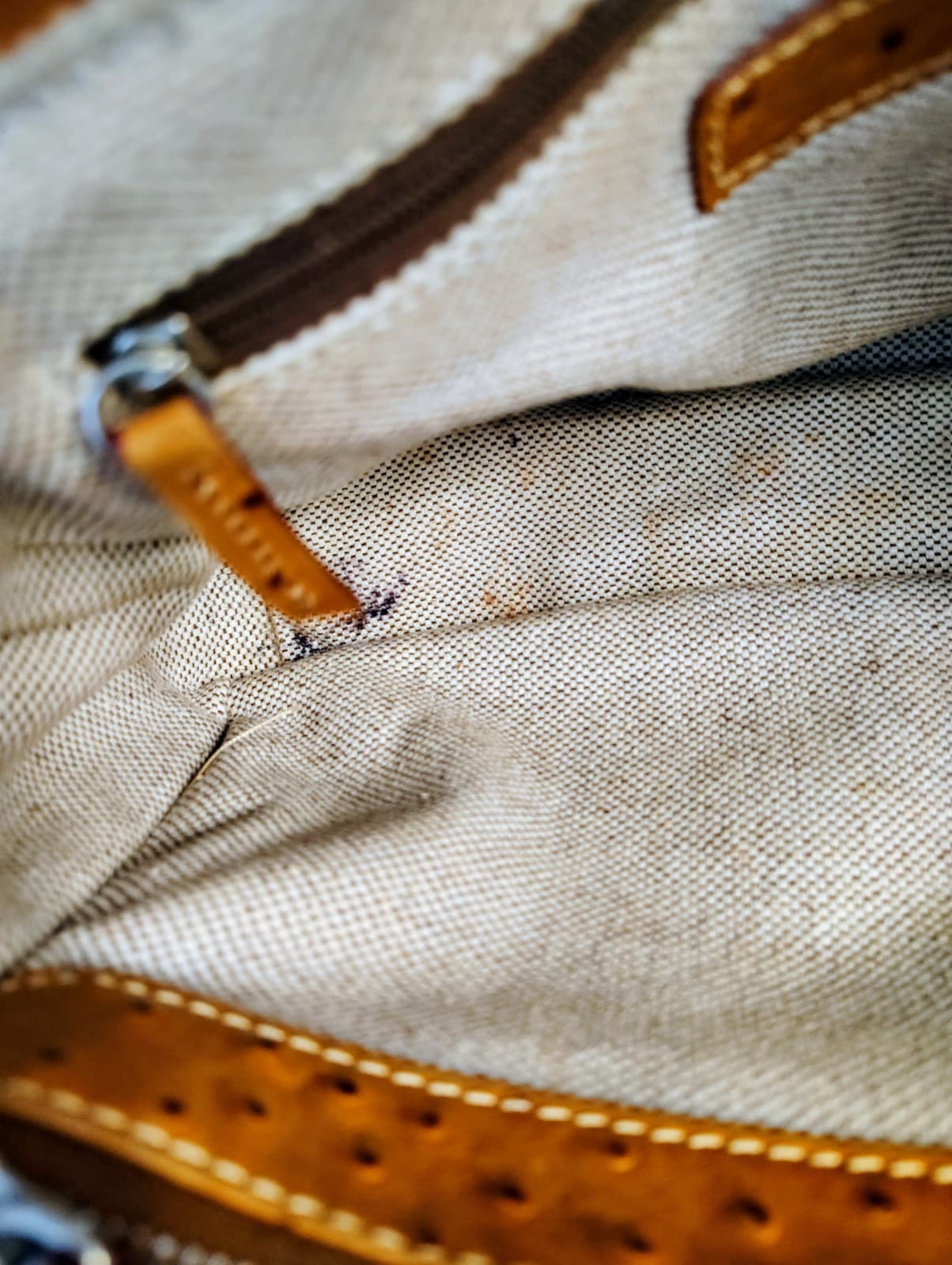 Dooney & Bourke Satchel Caramel Brown Ostrich Embossed Leather - Thumbnail 15