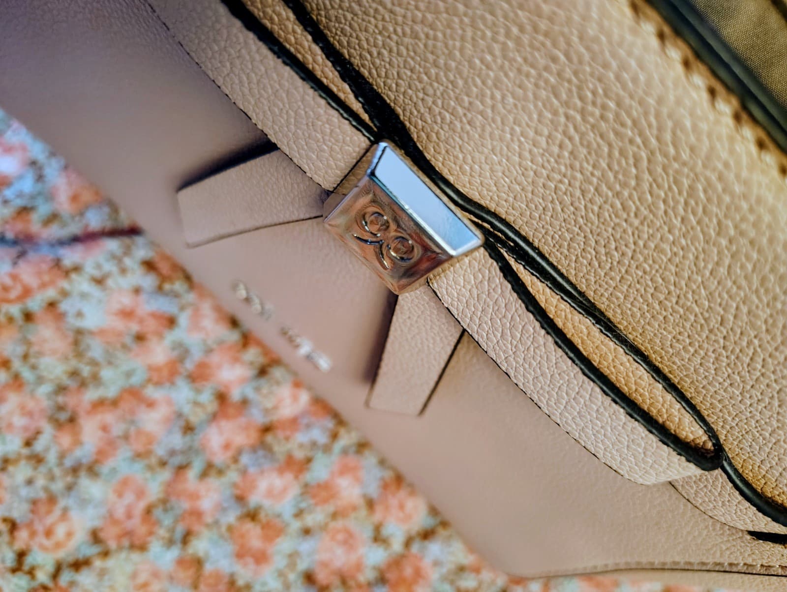 NWOT Nine West Ivory Satchel Top Handle Bag with Bow Accent - Thumbnail 23
