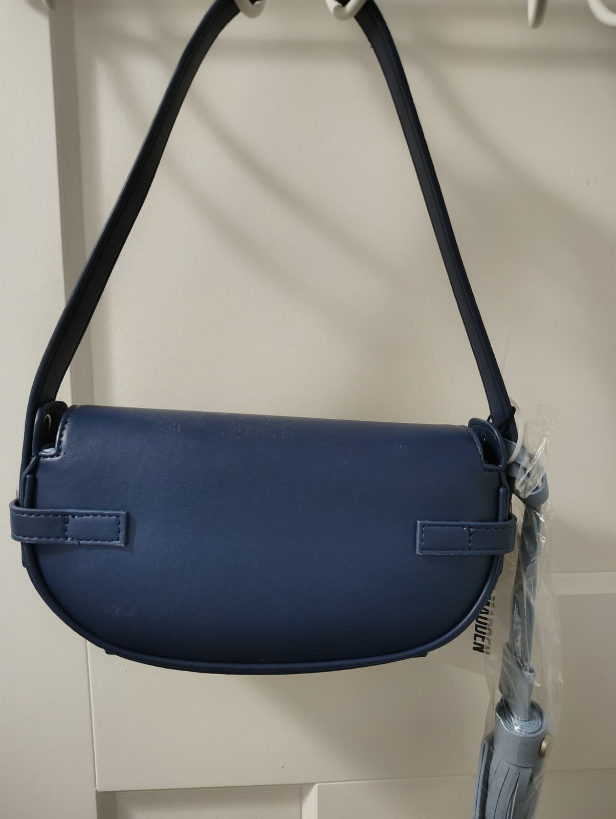 New Steve Madden Navy Peony BWINDSOR Shoulder Bag - Thumbnail 19