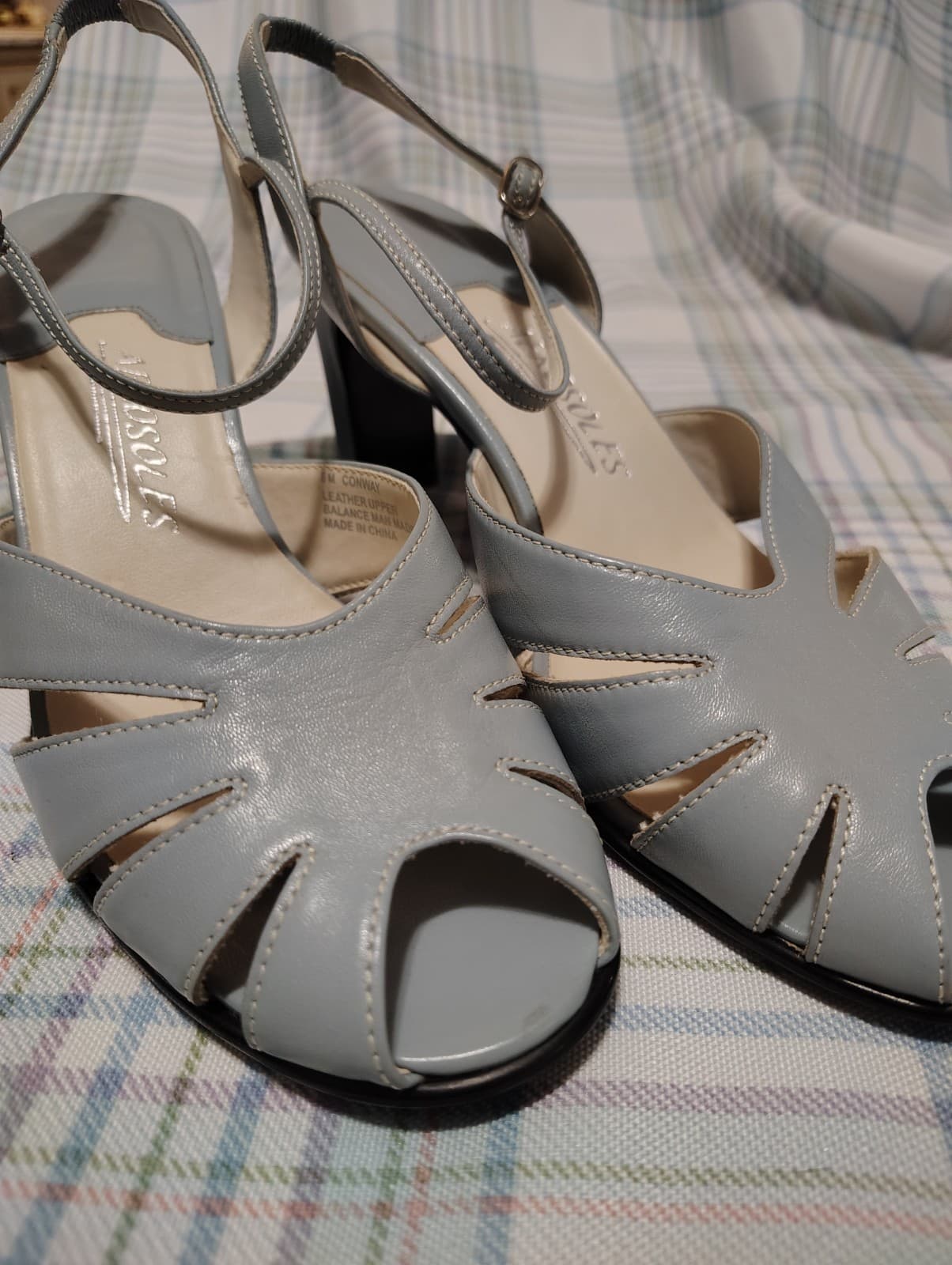 Aerosoles Heels Light Blue Leather Size 8 - Thumbnail 7