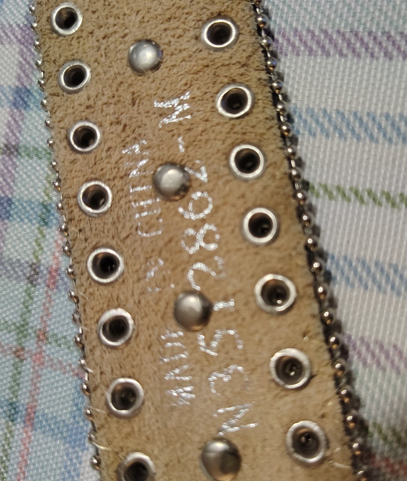 Blazin Roxx Western Belt 42.5" Silver Studded Rhinestone Buckle Vintage (M) - Thumbnail 19