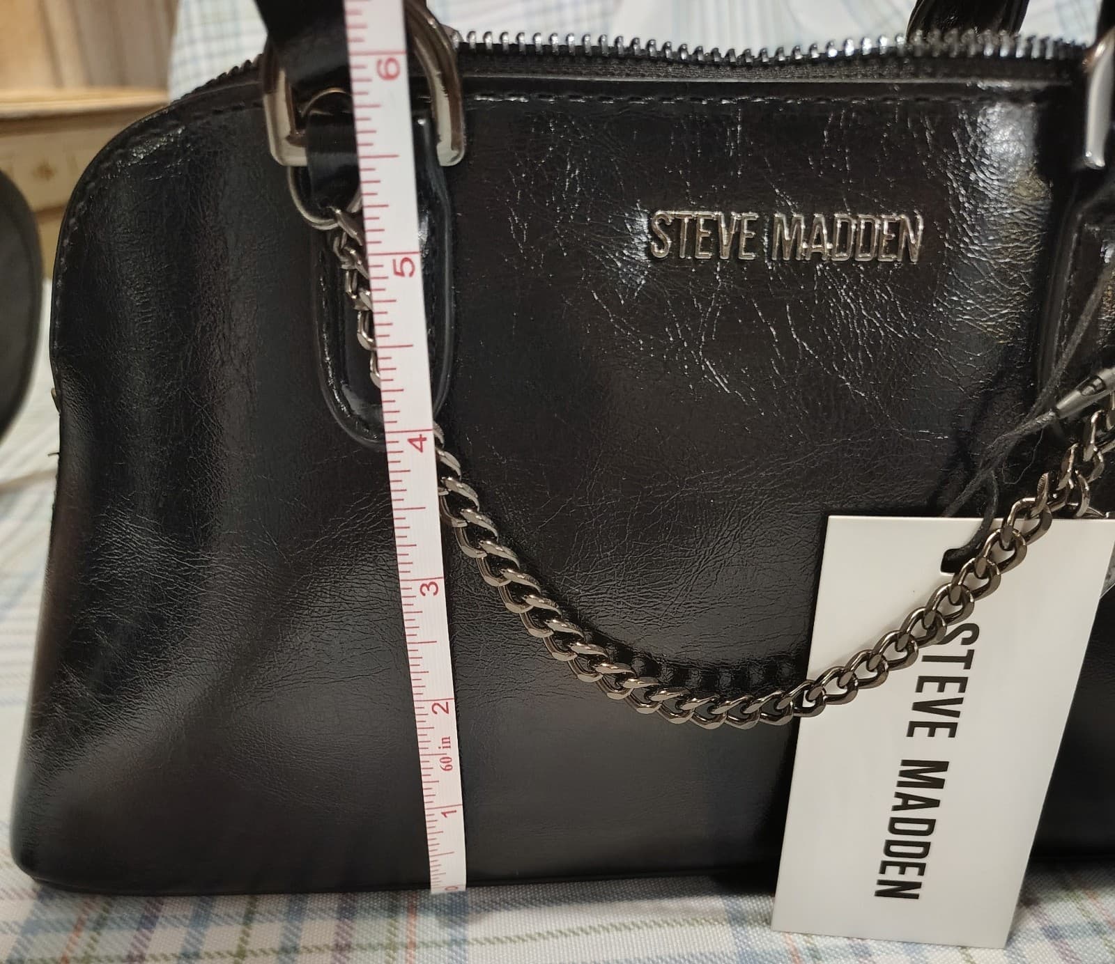NEW Black Steve Madden Shoulder Bag - Thumbnail 9