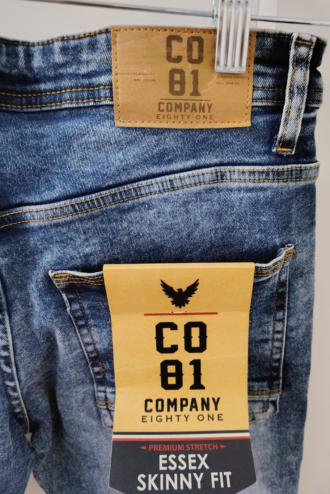 Company 81 Skinny Jeans NWT 36x32 MSRP $62 - Thumbnail 6