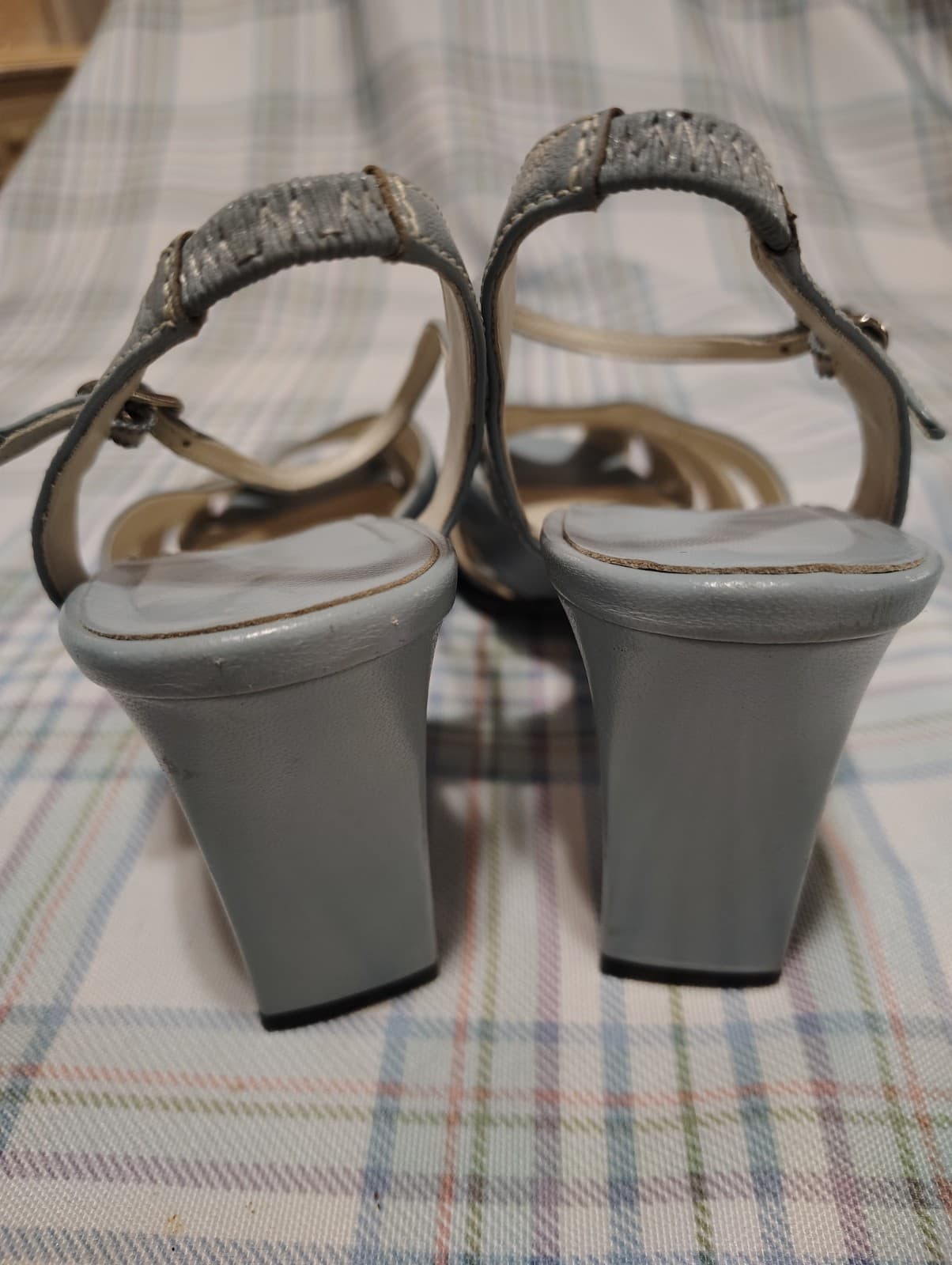 Aerosoles Heels Light Blue Leather Size 8 - Thumbnail 6