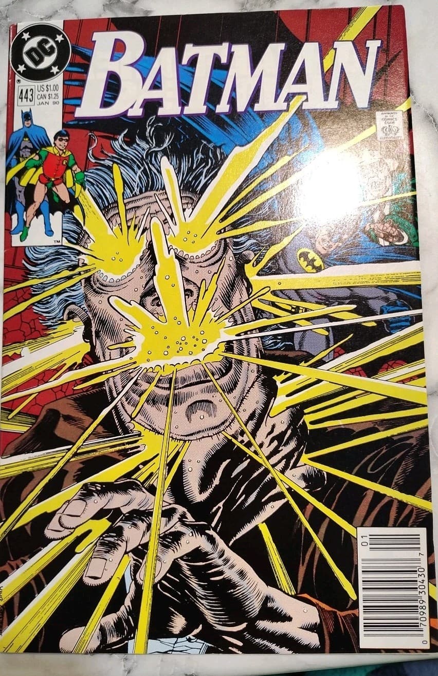 Batman #443 Newsstand Variant (DC Comics January 1990)