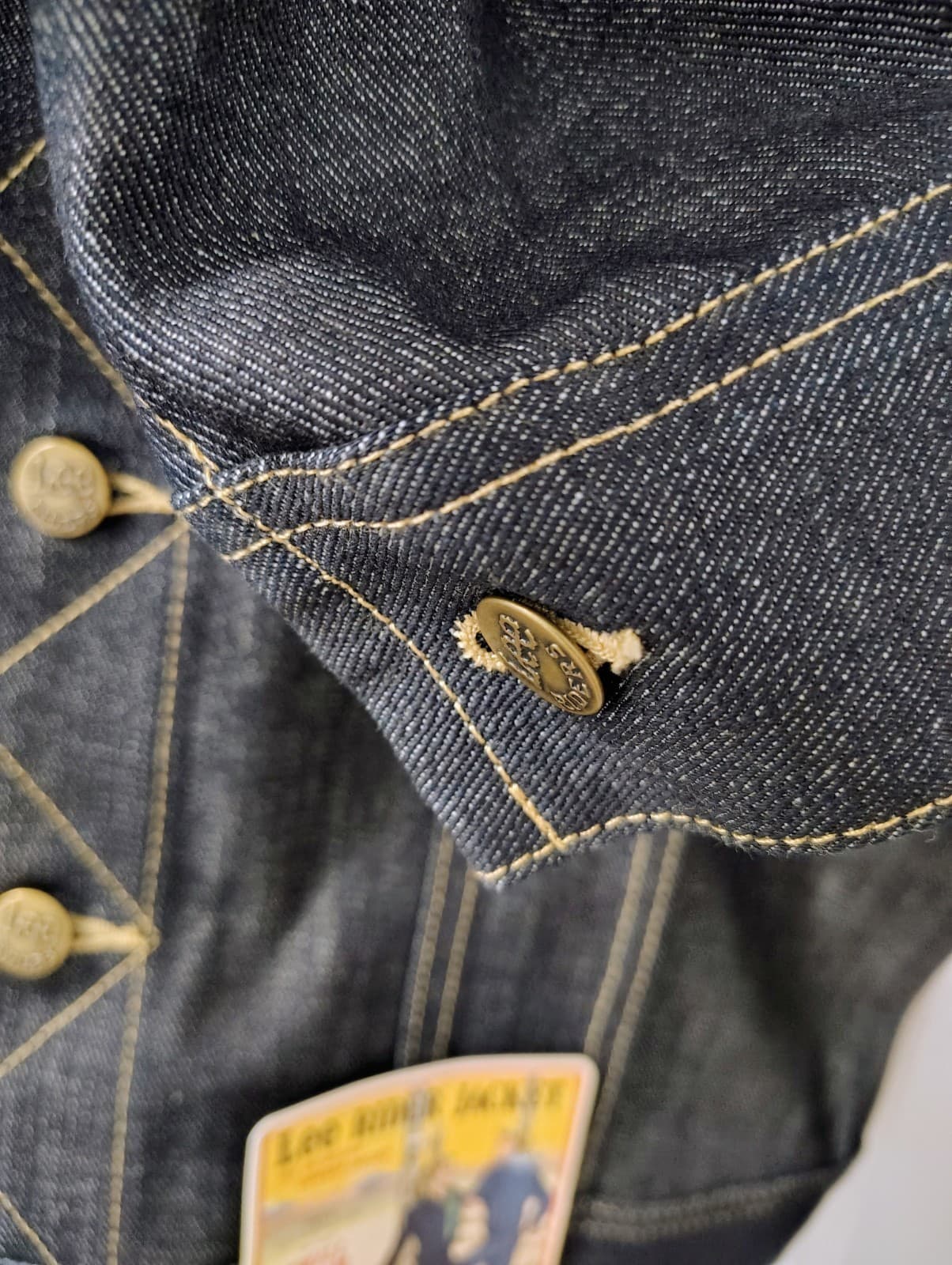 Lee Rigid Rider Twill Denim Cowboy Jacket Reissue 101-J, Small, NWT, MSRP $329 - Thumbnail 5