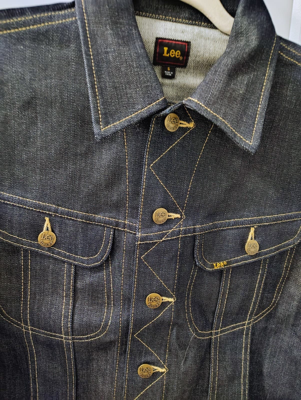 Lee Rigid Rider Twill Denim Cowboy Jacket Reissue 101-J, Small, NWT, MSRP $329 - Thumbnail 2