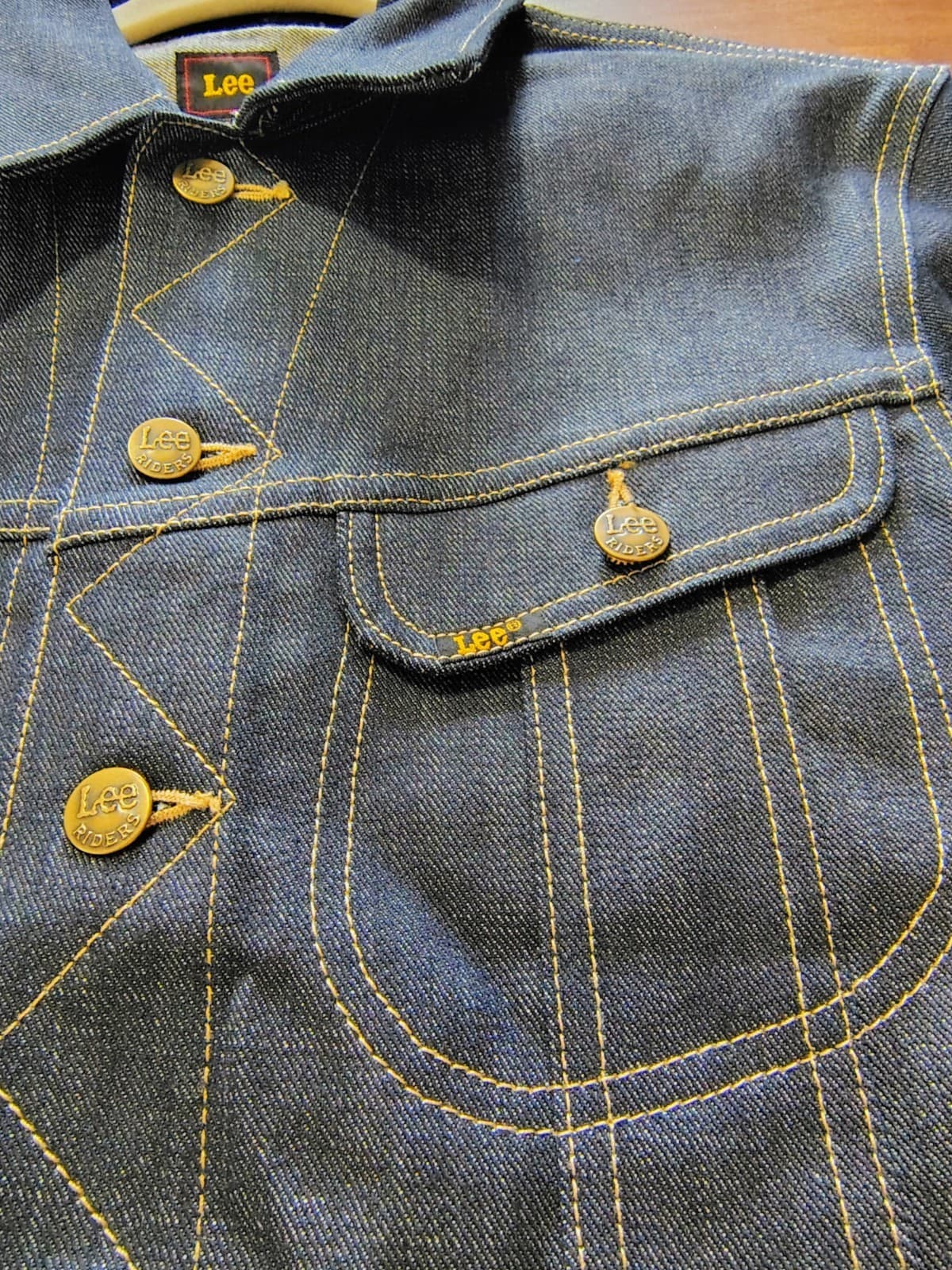 Lee Rigid Rider Twill Denim Cowboy Jacket Reissue 101-J, Small, NWT, MSRP $329 - Thumbnail 12