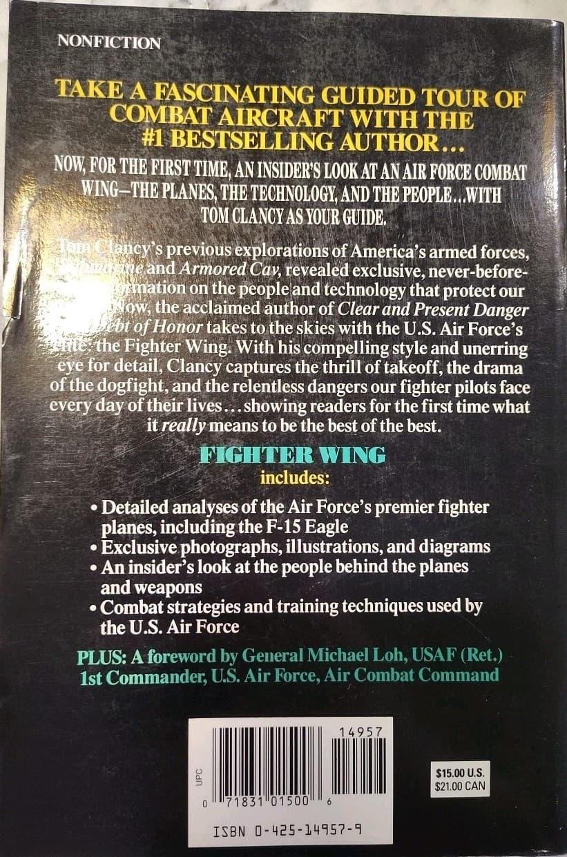 Fighter Wing : A Guided Tour of an Air Force Combat Wing by Tom Clancy (1995,... - Thumbnail 2