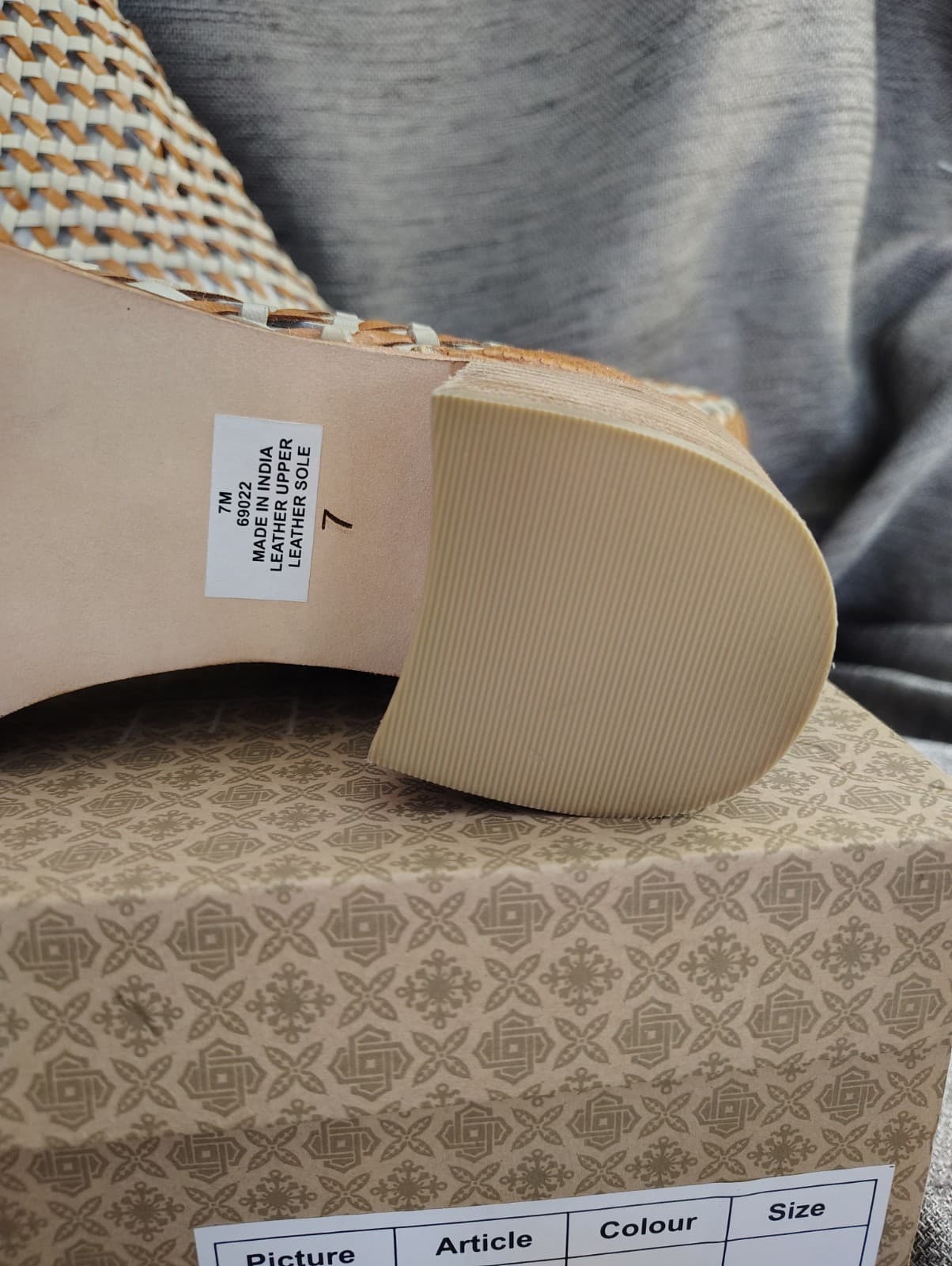 NEW Roolee Braided Leather Tan/White Anklet Boots, Size 7 - Thumbnail 10