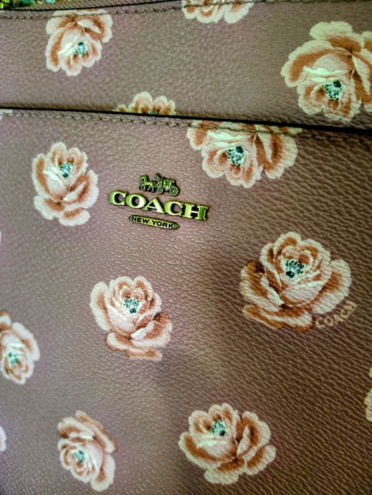 NWOT Coach Kitt Rose Floral Crossbody Shoulder Bag MSRP $175 - Thumbnail 10