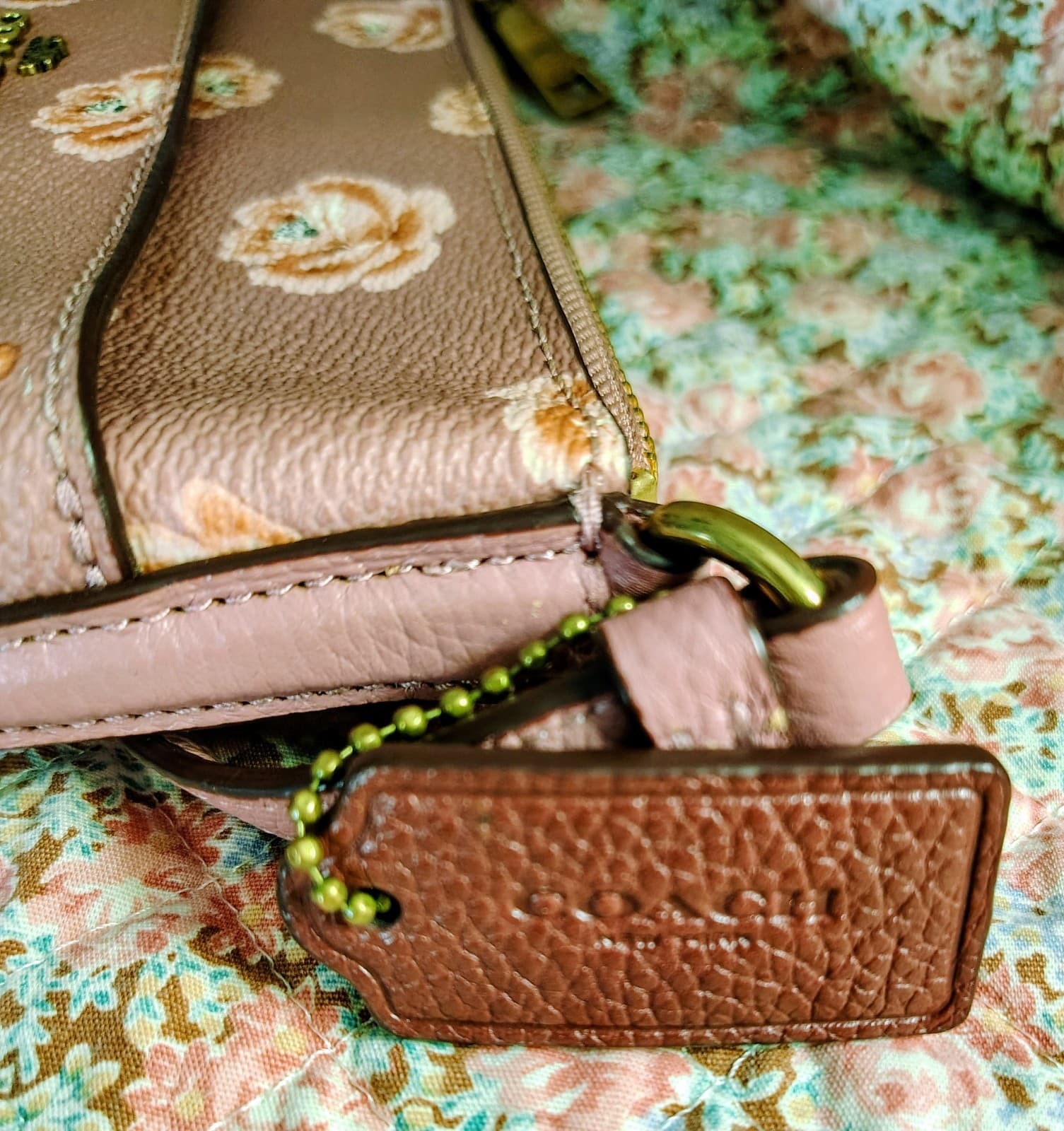 NWOT Coach Kitt Rose Floral Crossbody Shoulder Bag MSRP $175 - Thumbnail 18