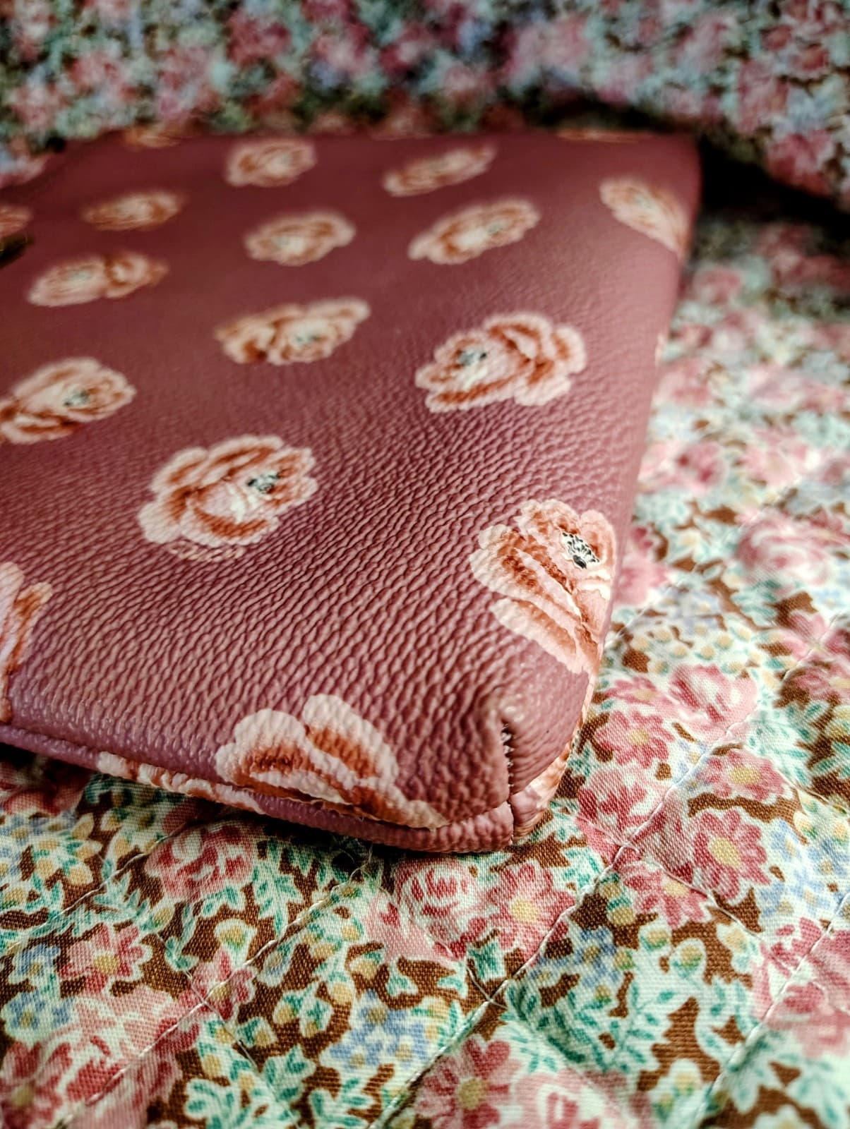 NWOT Coach Kitt Rose Floral Crossbody Shoulder Bag MSRP $175 - Thumbnail 16