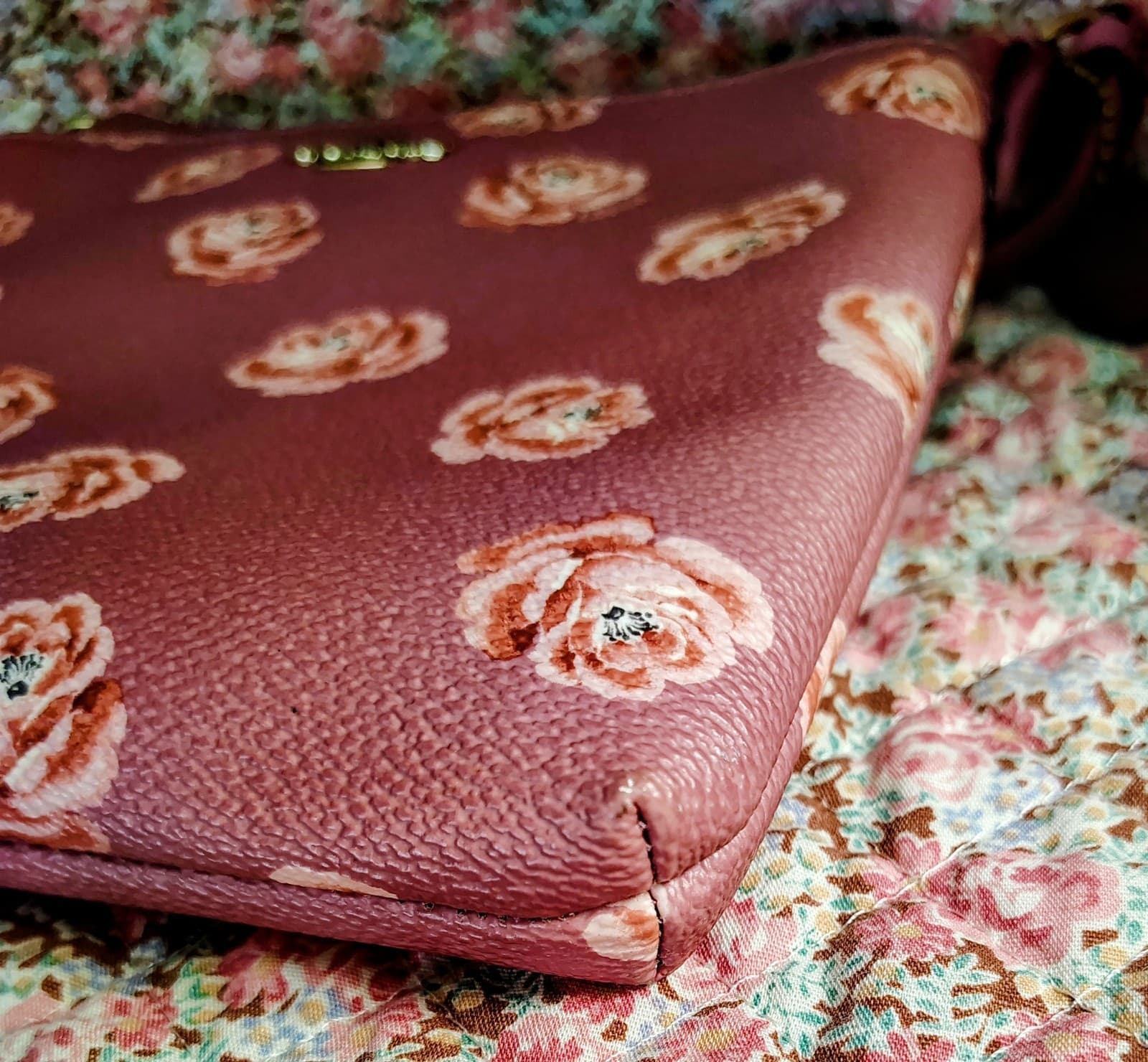 NWOT Coach Kitt Rose Floral Crossbody Shoulder Bag MSRP $175 - Thumbnail 17