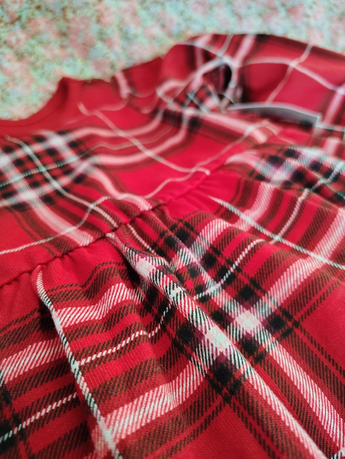 Garanimals Red Plaid Dress NWT 12 Months - Thumbnail 4