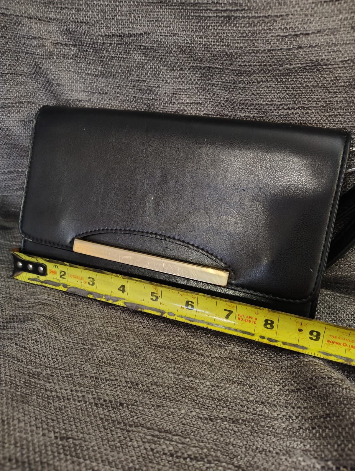 Target Merona Black Faux Leather Wallet - Thumbnail 4