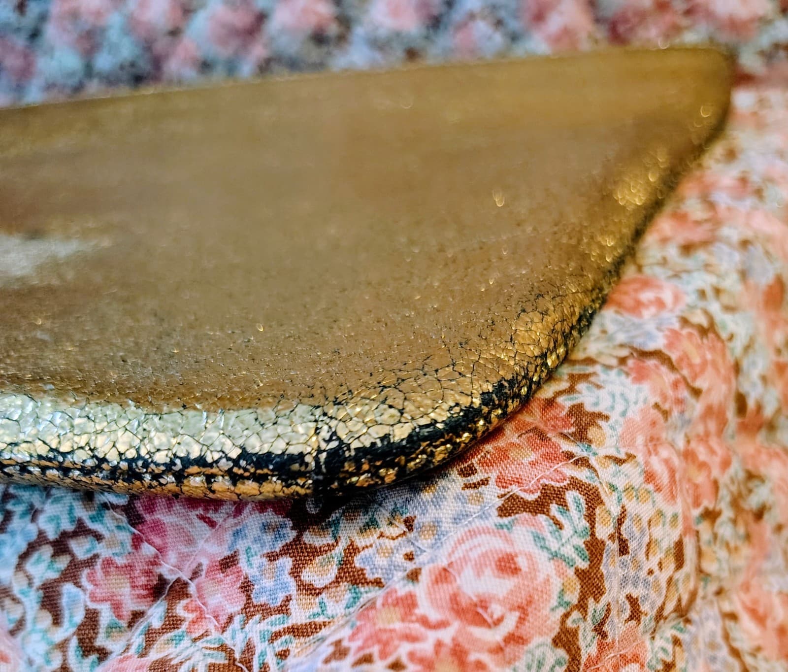 Neiman Marcus Leather Marc Jacobs Metallic Gold Clutch Makeup Bag - Thumbnail 9