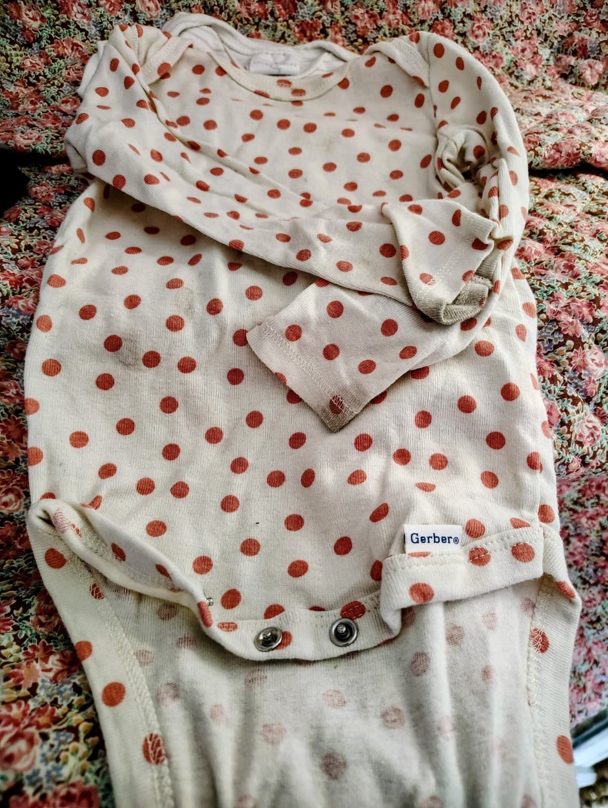 bundle of 5 baby girl onesies, 3-18 Months - Thumbnail 7