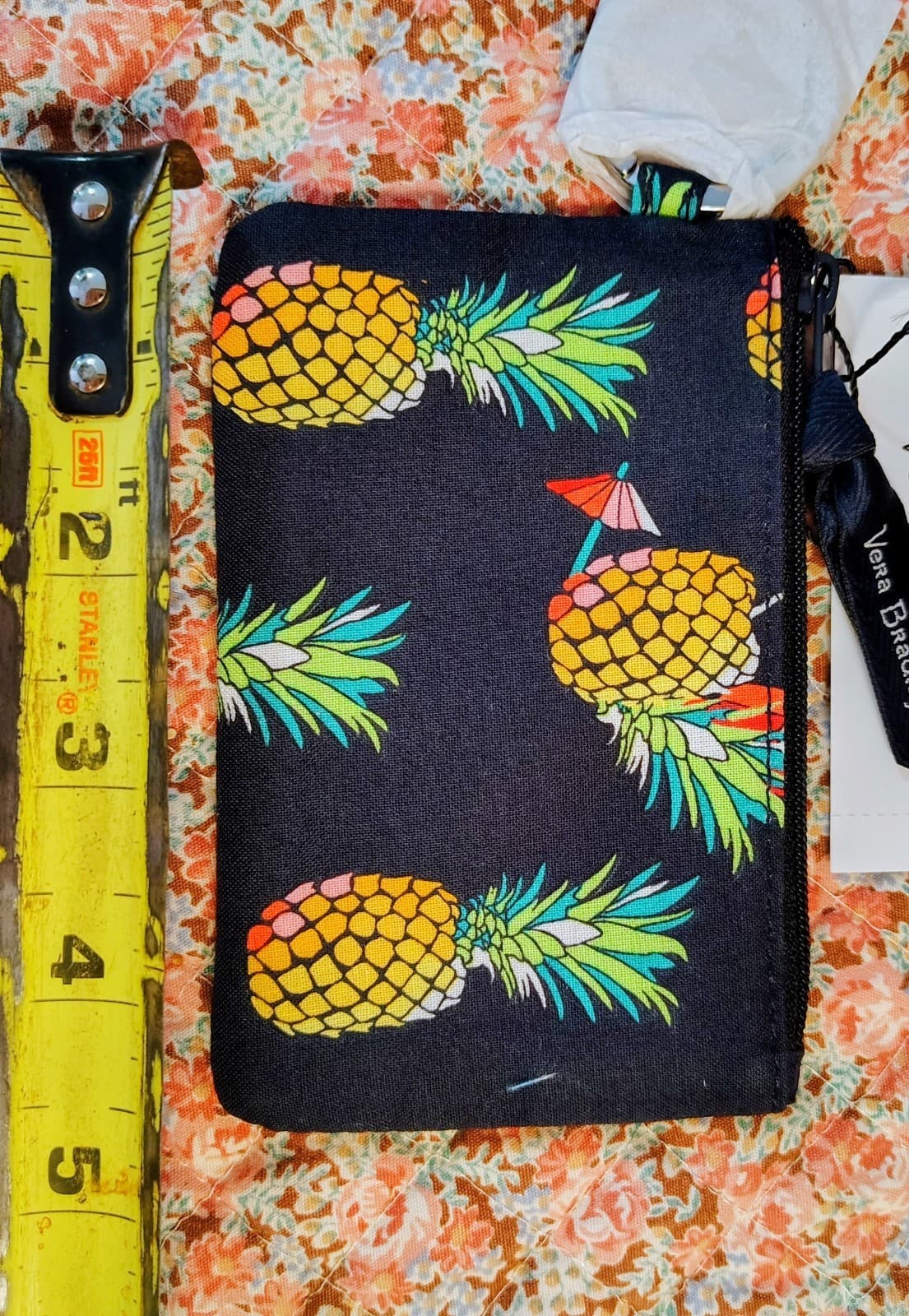 Vera Bradley ZIP ID CASE TOUCAN PARTY Key Chain NWT - Thumbnail 5