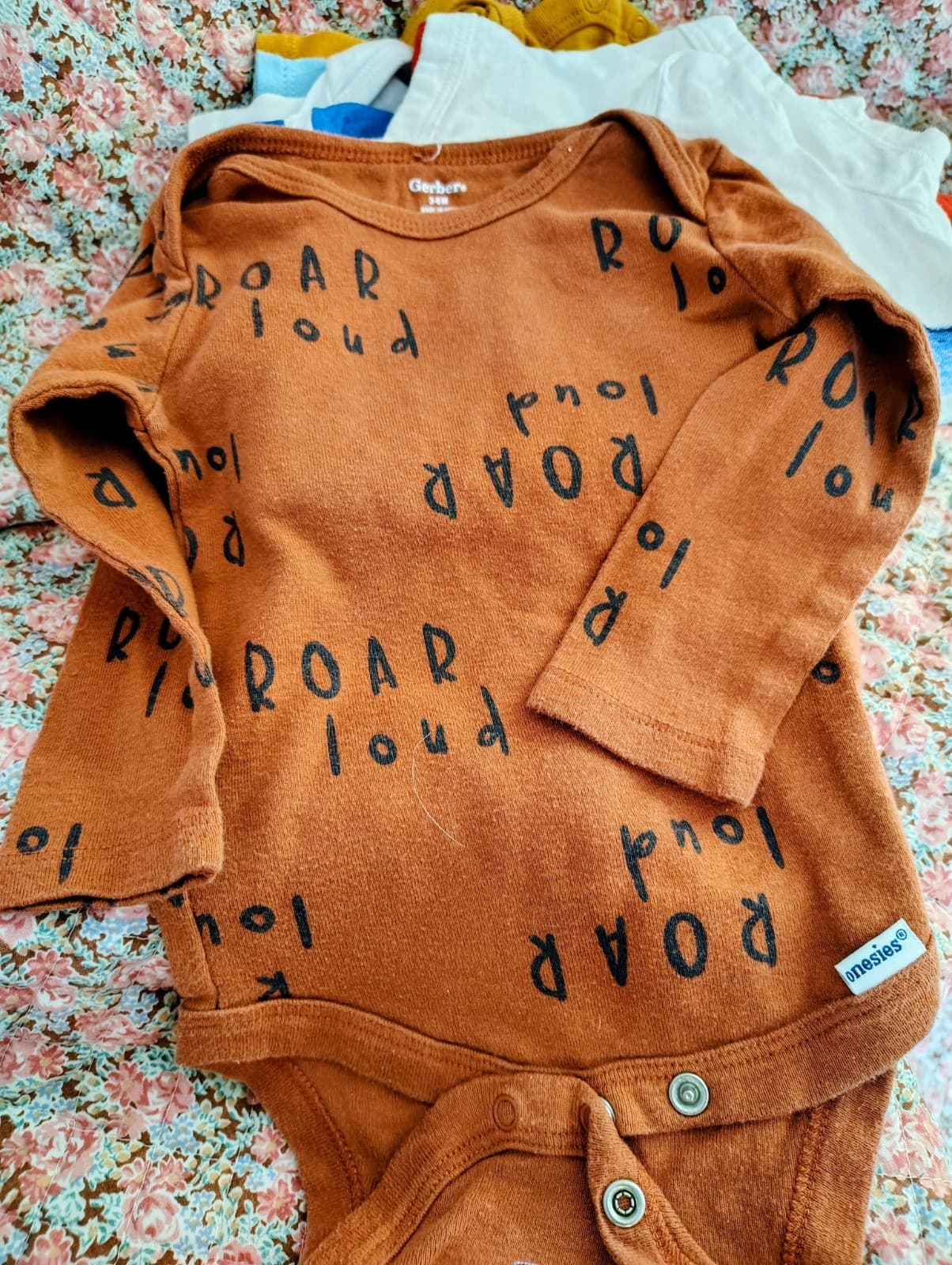 Bundle Of Baby Boy One-pieces Shirts, 0-6 Months, 9 Items - Thumbnail 2