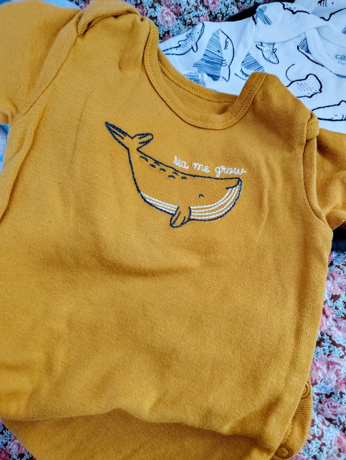 Bundle Of Baby Boy One-pieces Shirts, 0-6 Months, 9 Items - Thumbnail 8