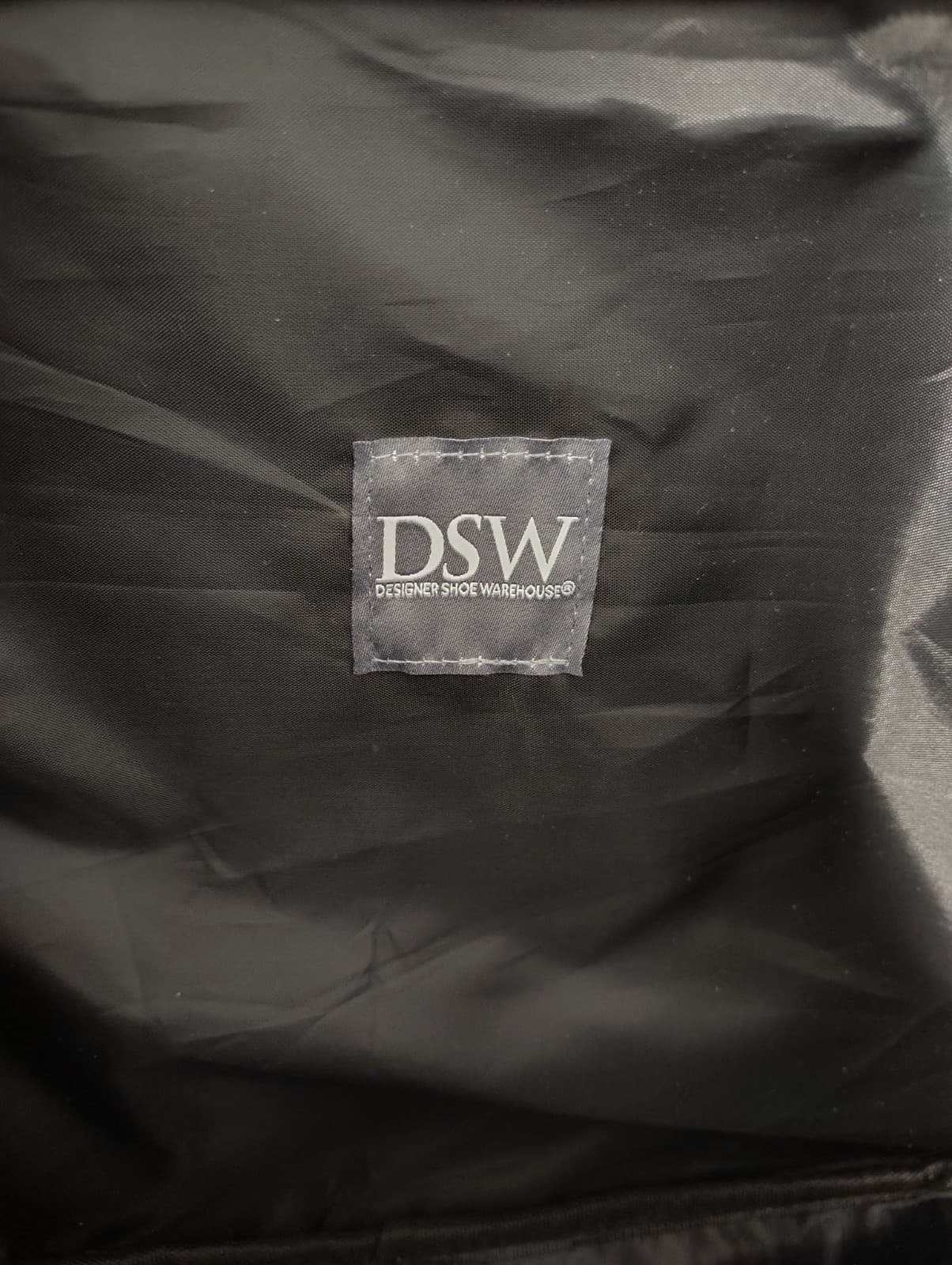 DSW Overnighter Grey Black Fleece Tote Bag - Thumbnail 5