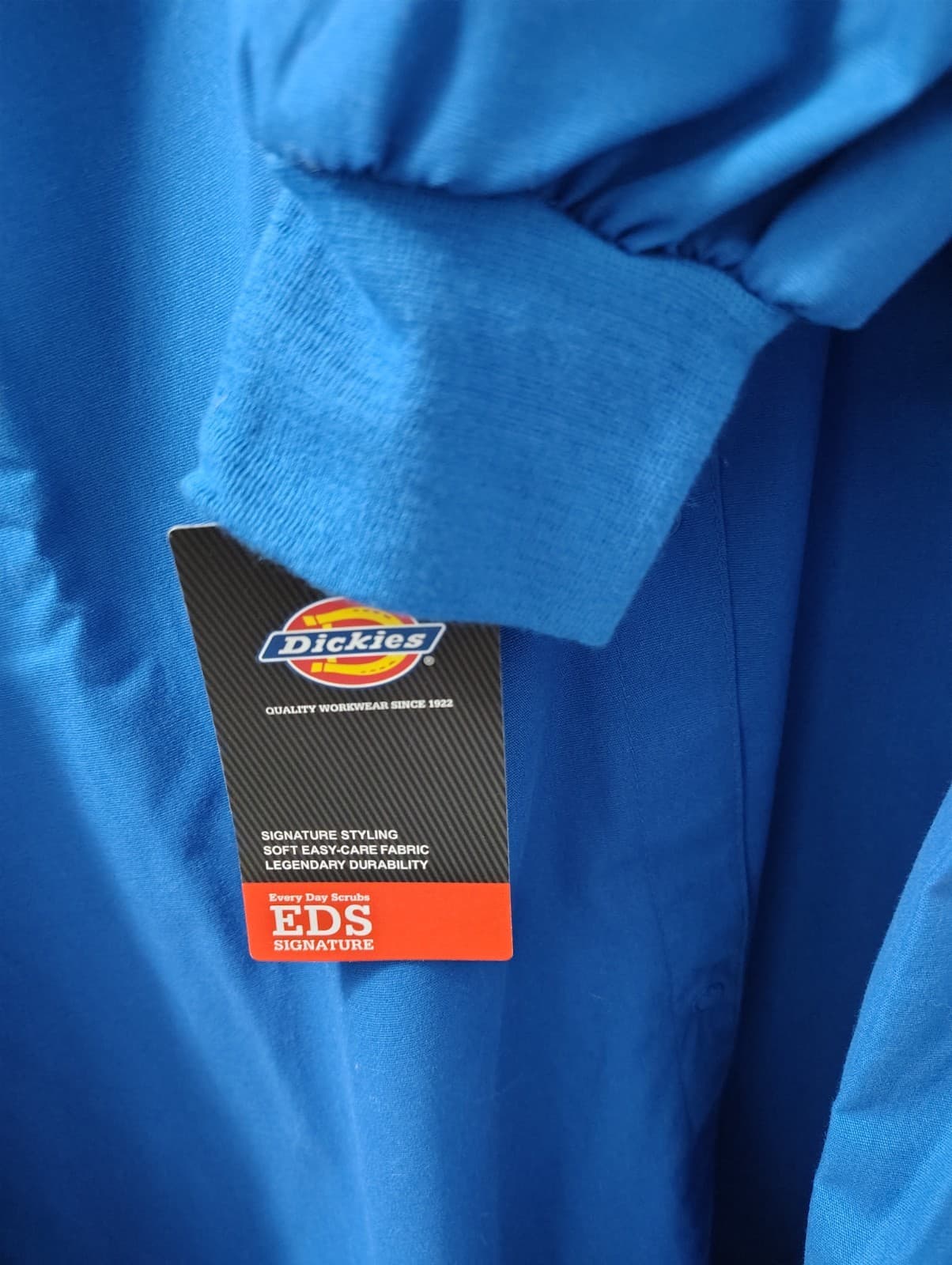 NEW Dickies Blue Long Sleeve Medical Scrubs Jacket, Size XXL - Thumbnail 5
