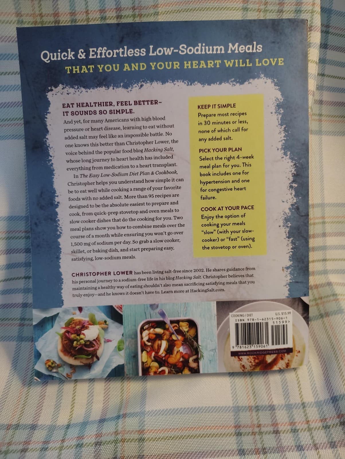 The Easy Low Sodium Diet Plan and Cookbook: Quick-Fix and Slow Cooker - Thumbnail 2