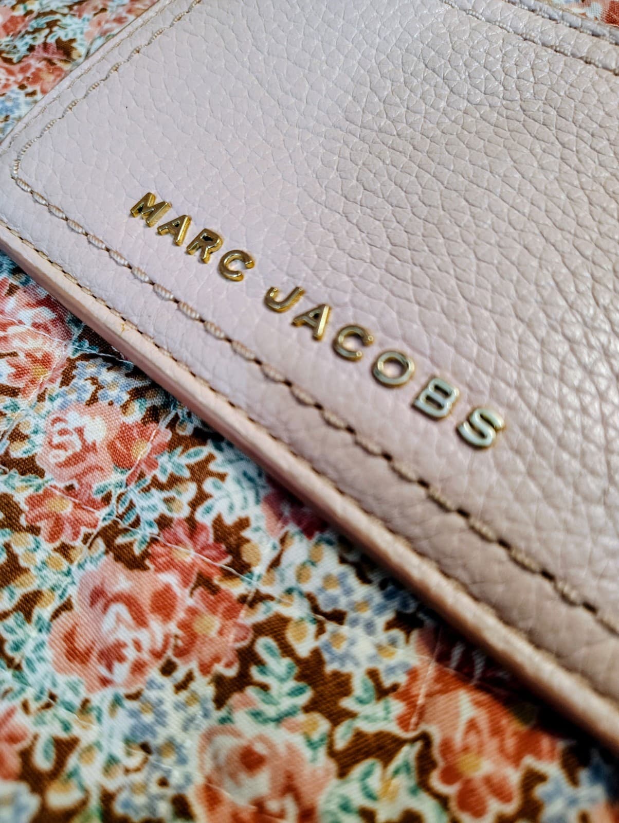 Marc Jacobs Groove Top Zip ID Card Wallet Key Fob Holder, Rose - Thumbnail 5