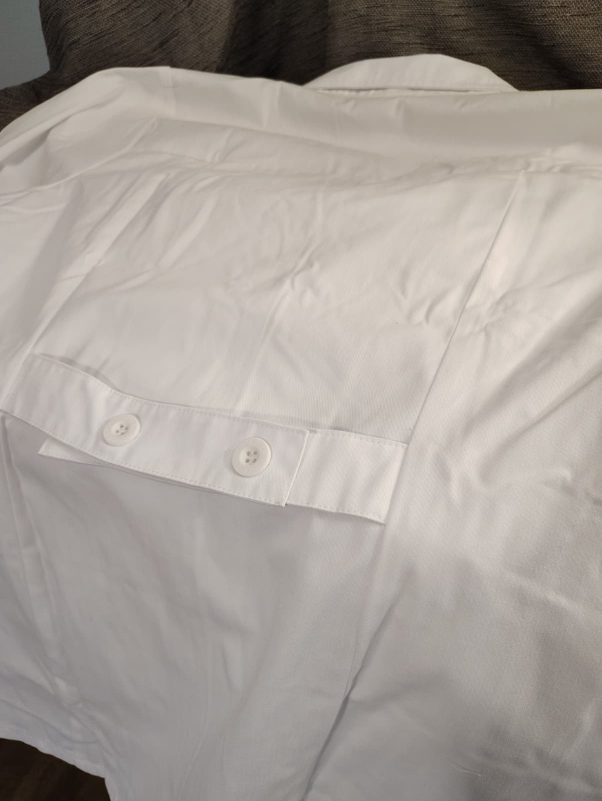 NEW Dickies White Medical Scrubs Jacket, Size Lg - Thumbnail 4