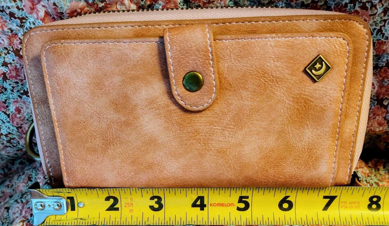 NWOT Pola Brown Faux Leather Womens Wallet - Thumbnail 10