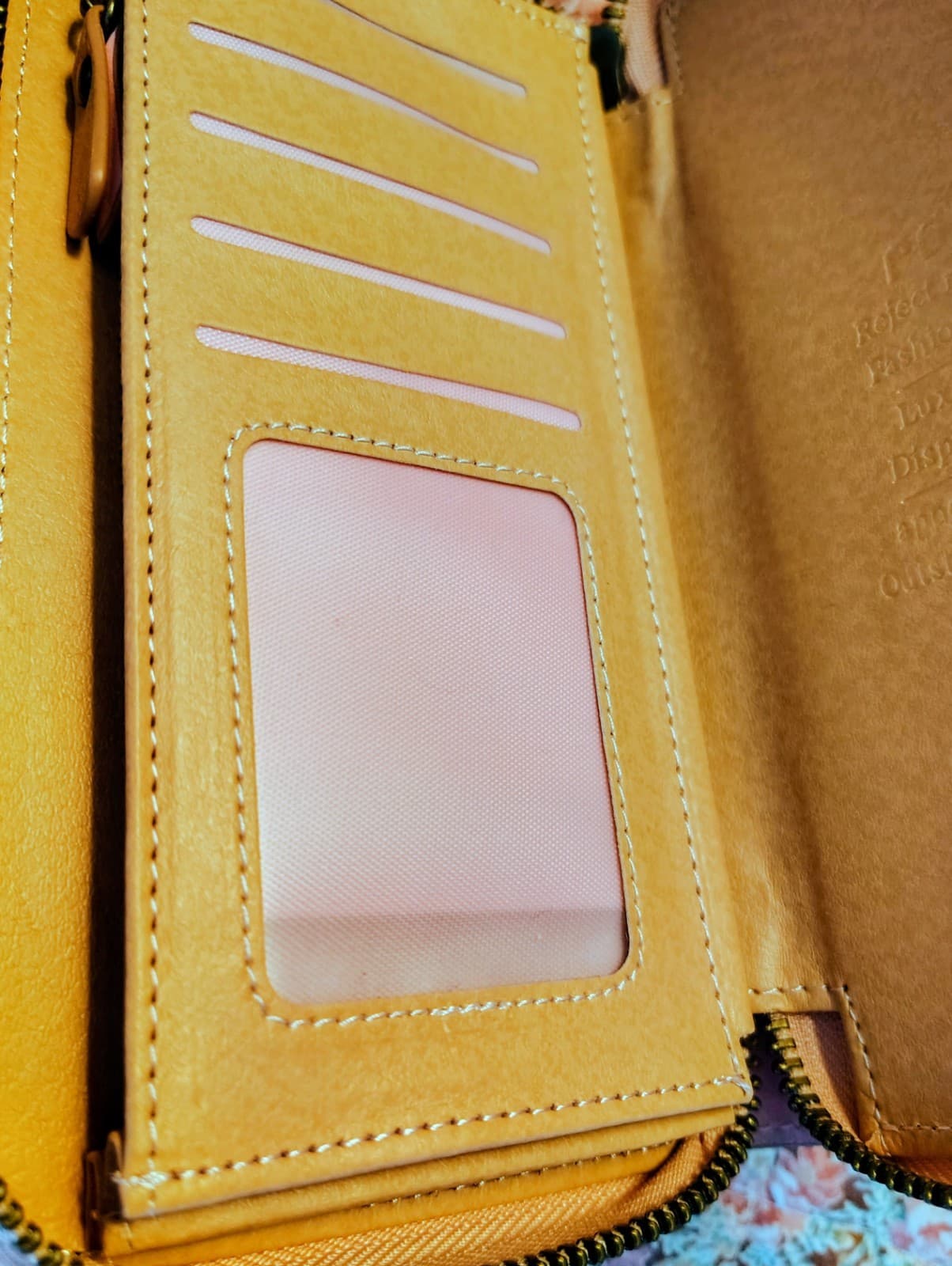 NWOT Pola Brown Faux Leather Womens Wallet - Thumbnail 12