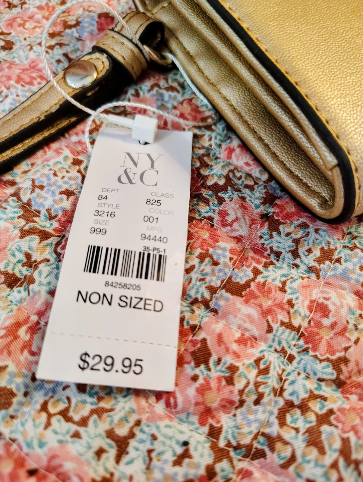 new york and company Gold Clutch Wrist Strap NWT - Thumbnail 9