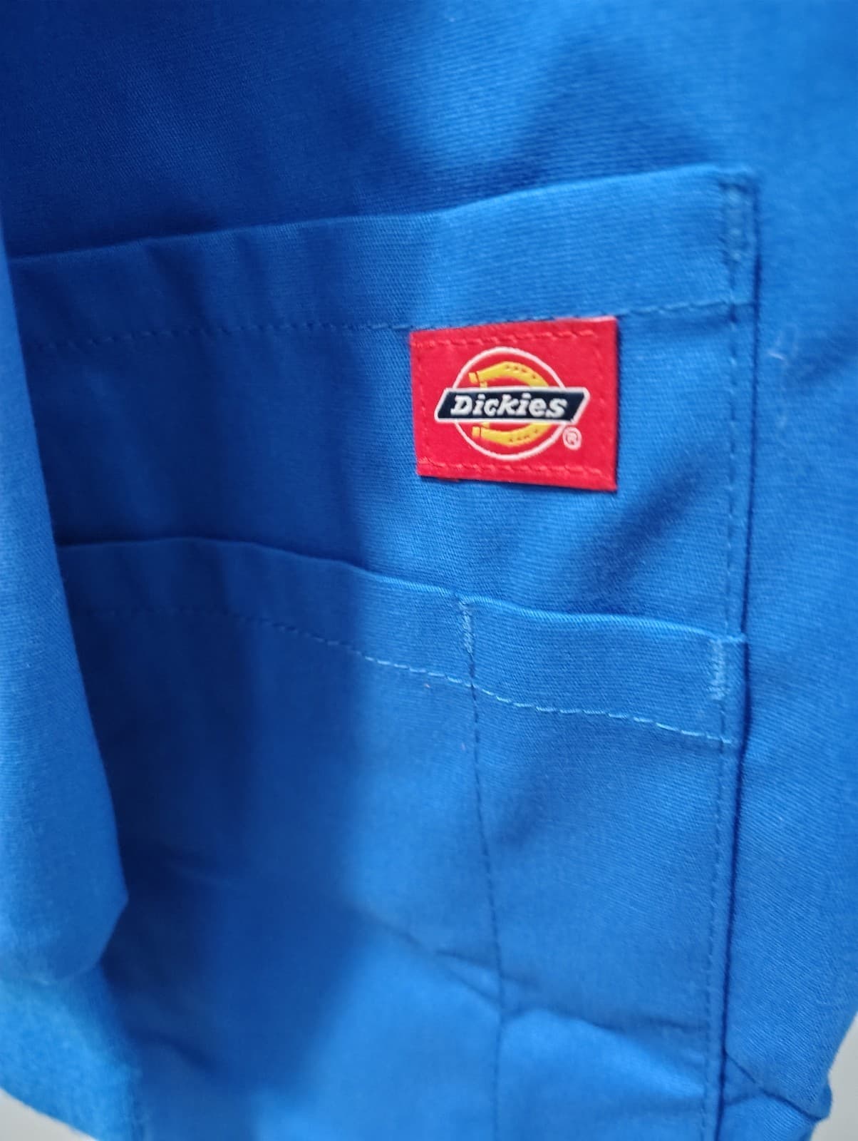 NEW Dickies Blue Long Sleeve Medical Scrubs Jacket, Size XXL - Thumbnail 2