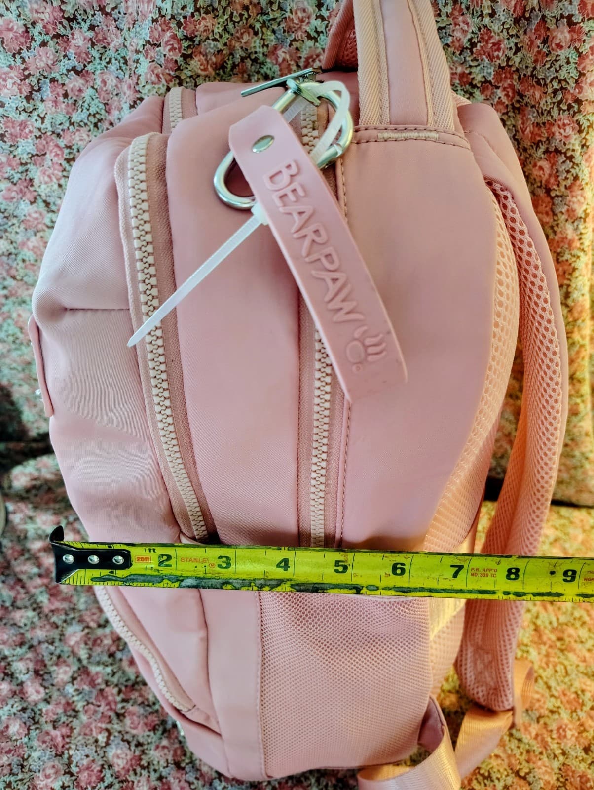 Bearpaw Pink 15" Laptop NWT Backpack, Wrist Strap Keychain, MSRP $138 - Thumbnail 22