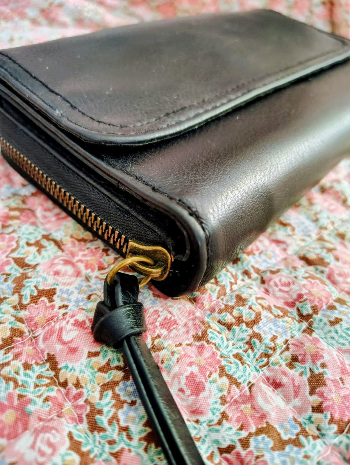 Black Soft Faux Leather Wallet RFID Blocking - Thumbnail 12
