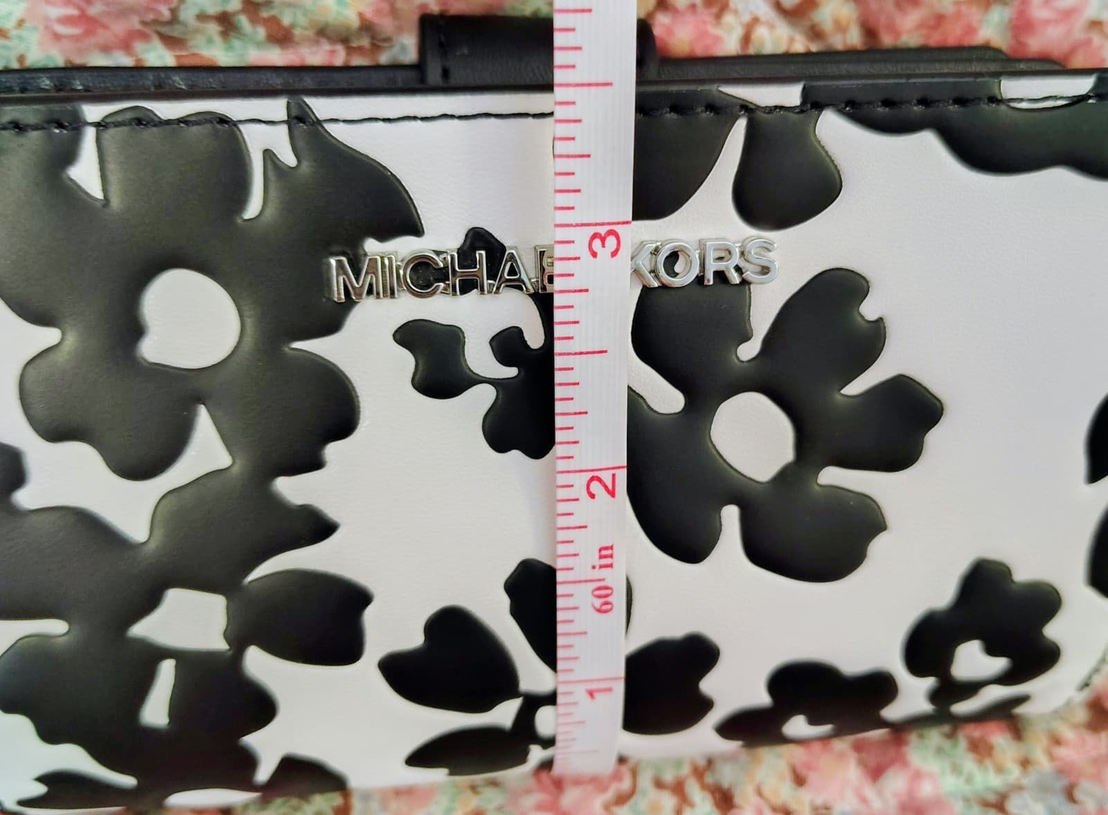 NWOT Michael Kors Black White Wallet MSRP $278 - Thumbnail 10