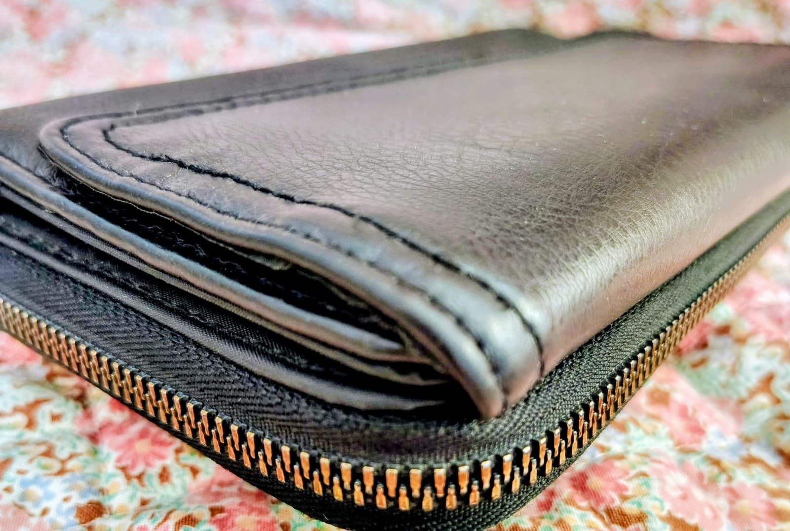 Black Soft Faux Leather Wallet RFID Blocking - Thumbnail 10