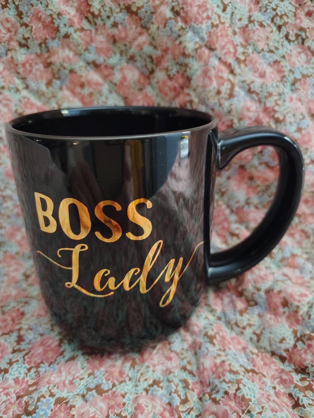Coffee Mug Boss Lady Black & Gold Inside I’m not Bossy I am the BOSS - Thumbnail 3