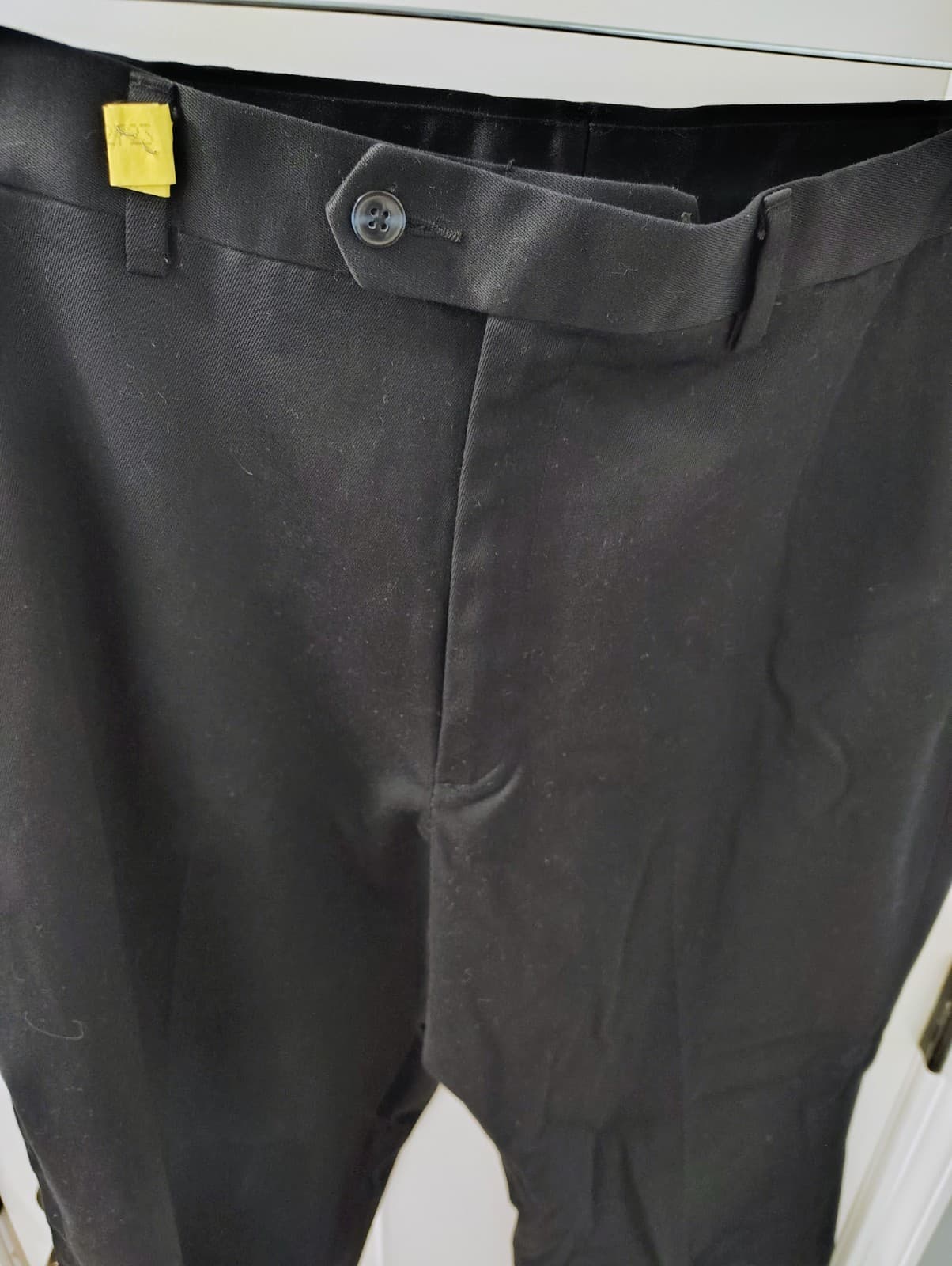 Perry ellis Navy Blue Dress Pants 34x29 - Thumbnail 4