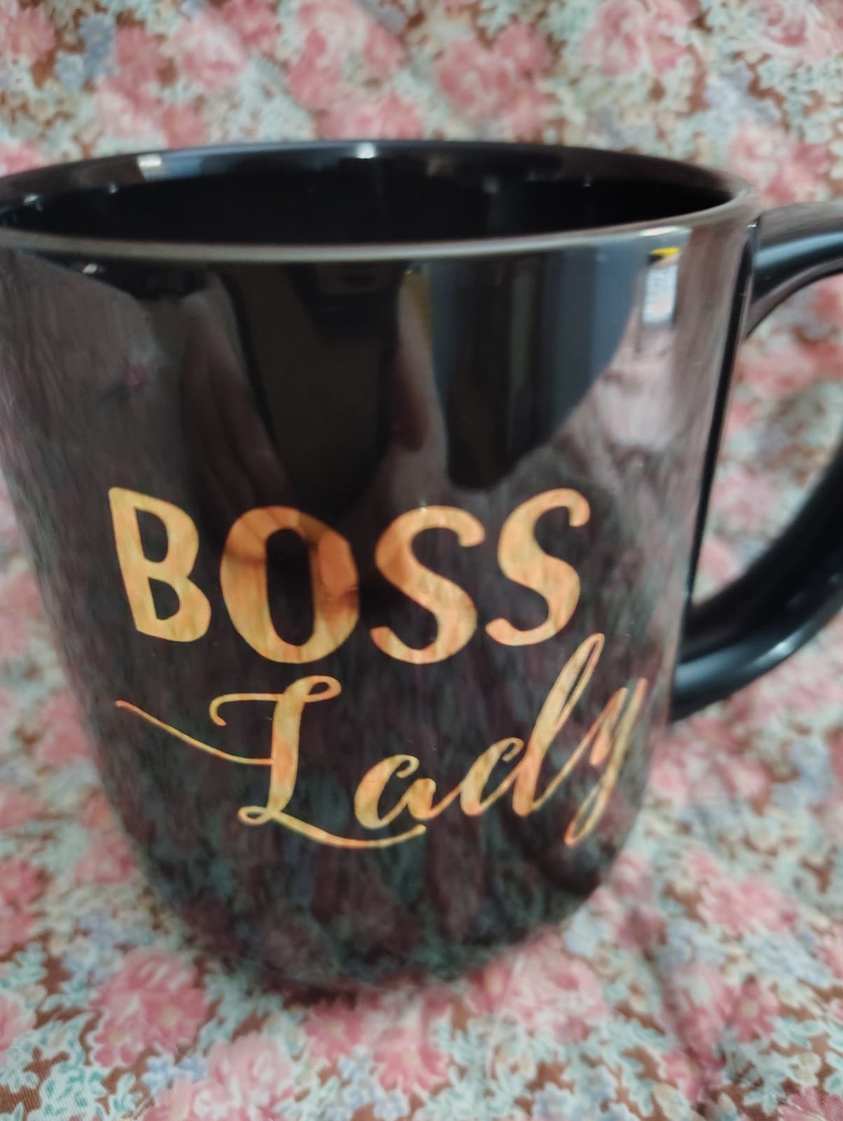 Coffee Mug Boss Lady Black & Gold Inside I’m not Bossy I am the BOSS - Thumbnail 2