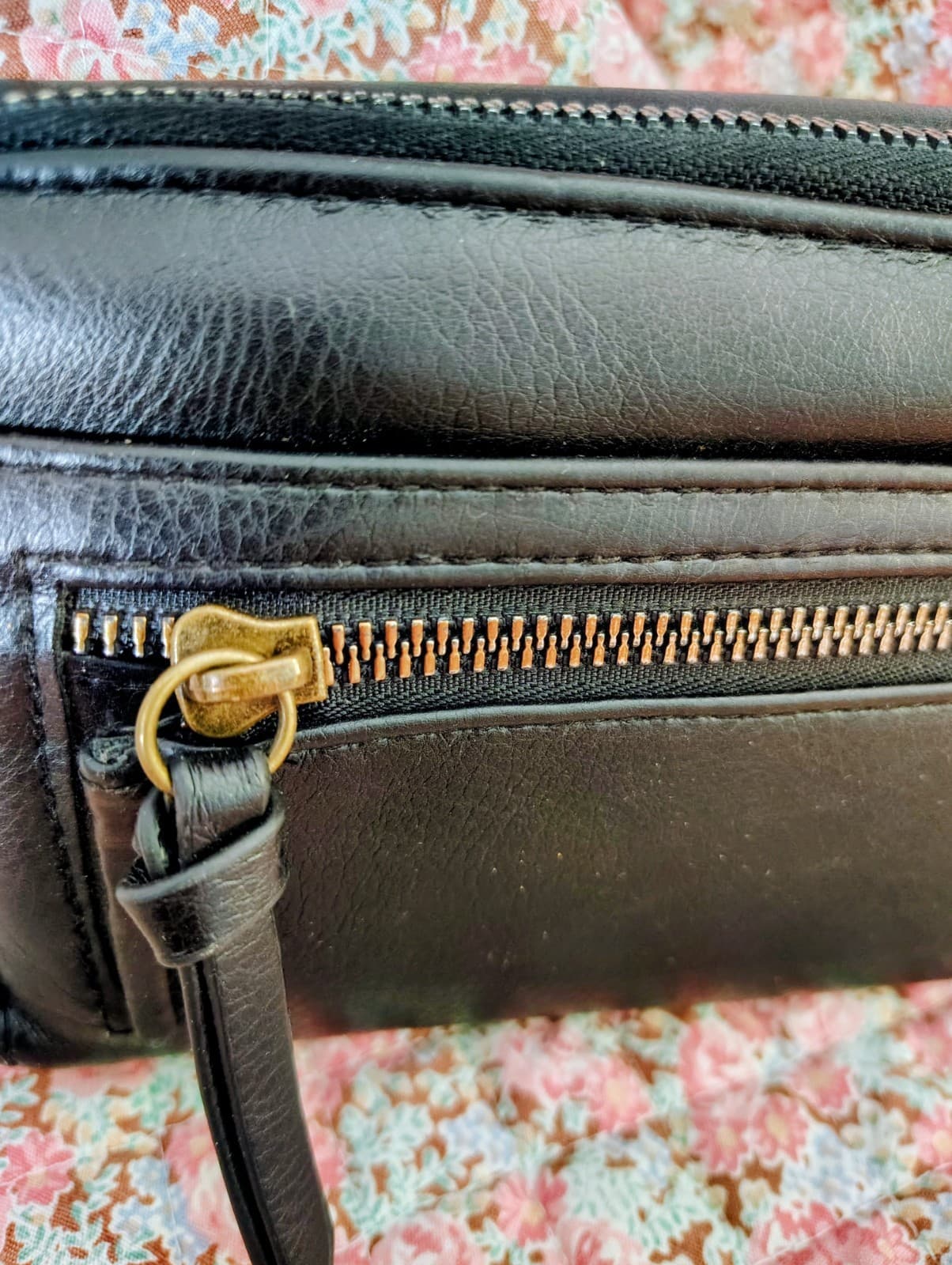 Black Soft Faux Leather Wallet RFID Blocking - Thumbnail 3