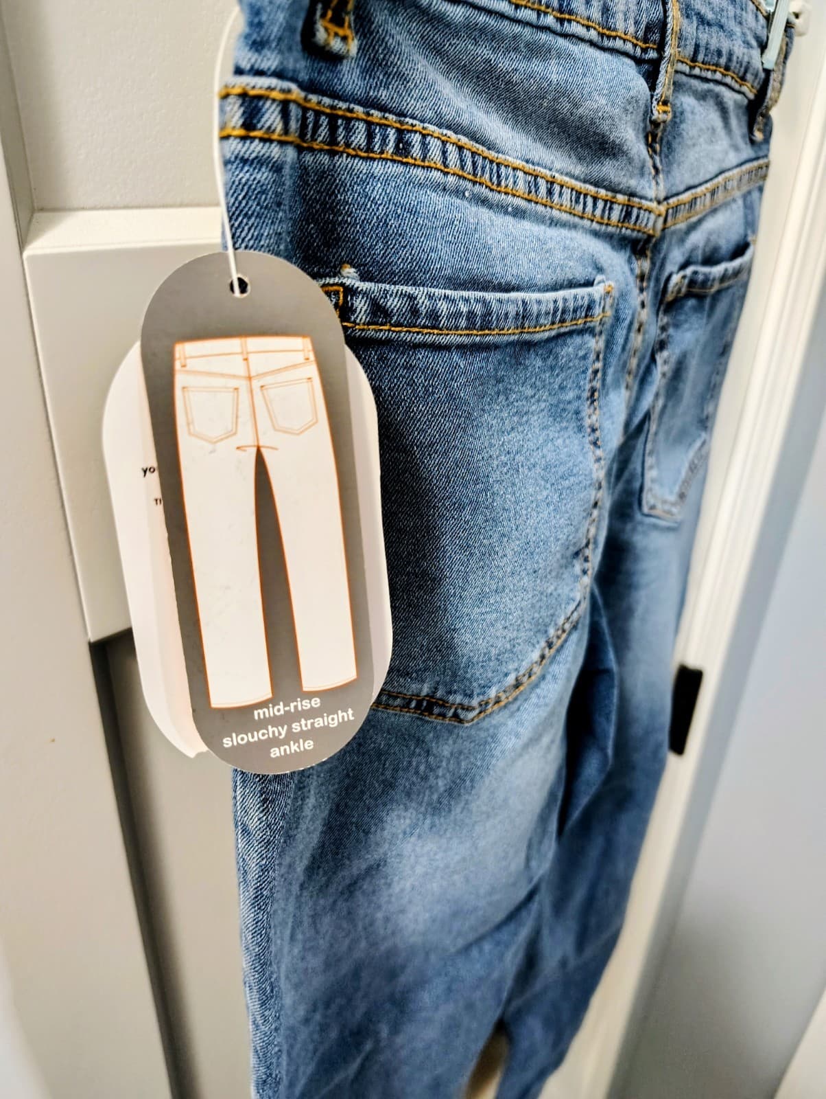 Wonder Nation Boys Straight Leg Jeans Size 14 - Thumbnail 5