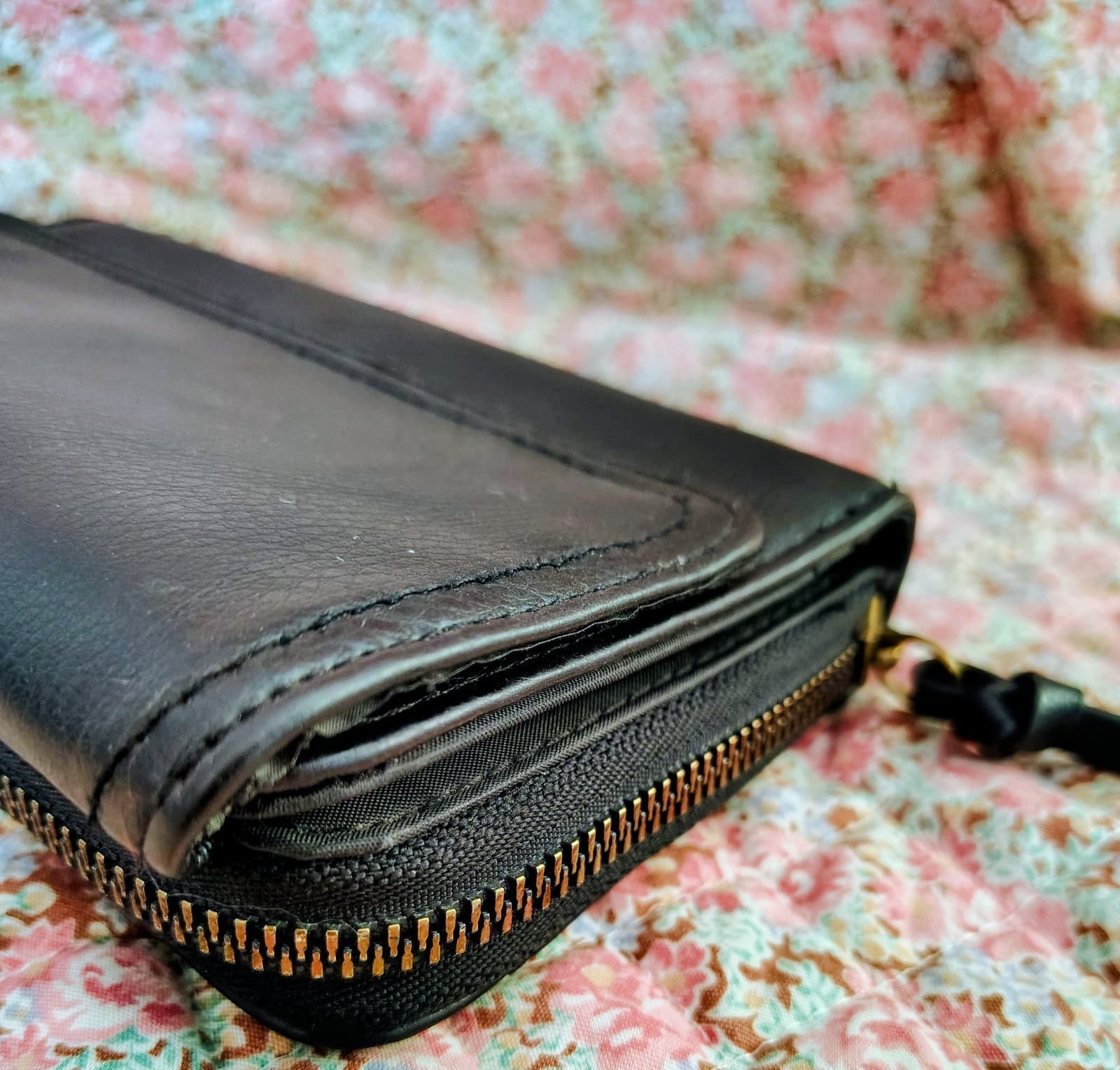 Black Soft Faux Leather Wallet RFID Blocking - Thumbnail 11