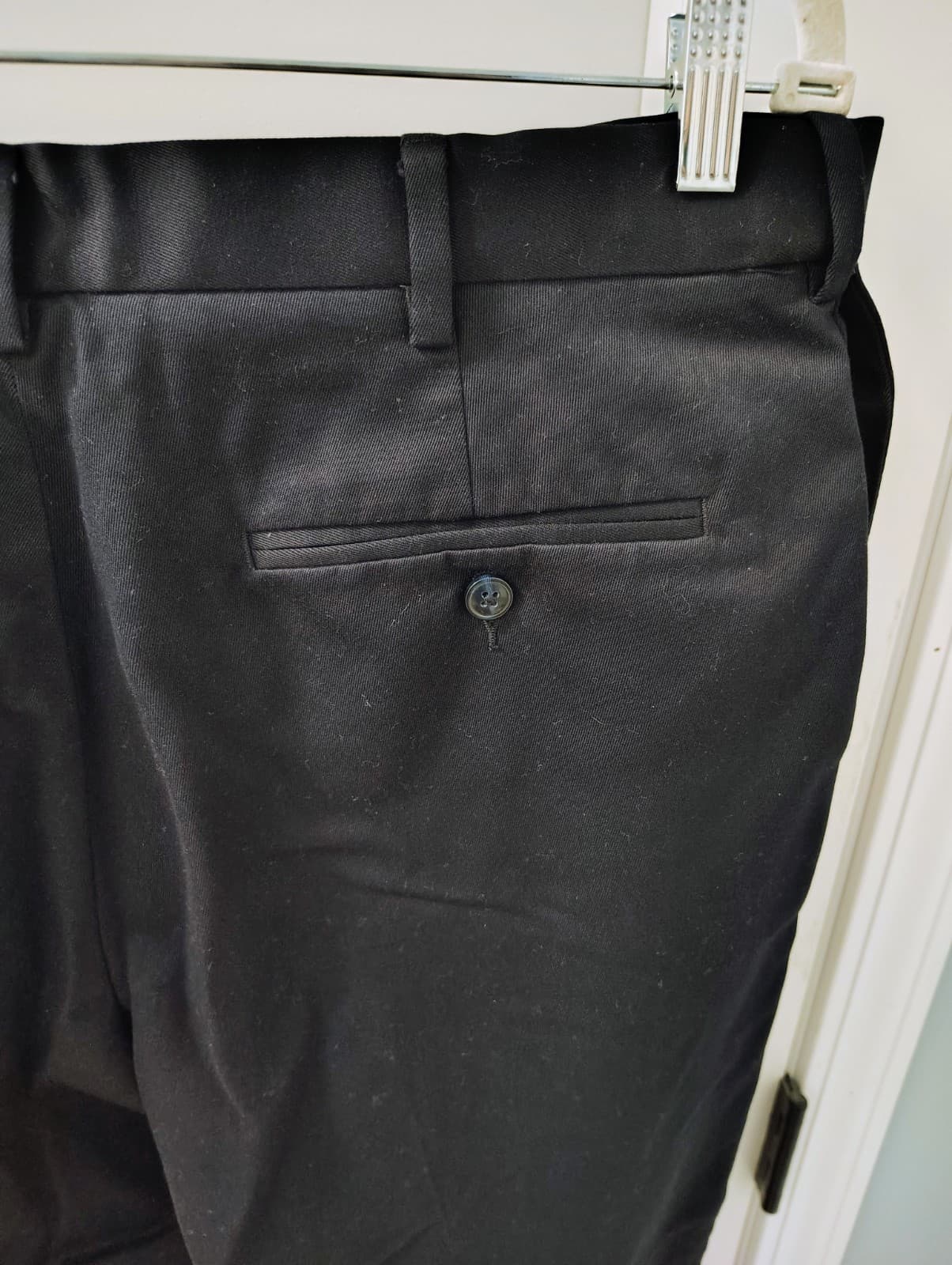 Perry ellis Navy Blue Dress Pants 34x29 - Thumbnail 6