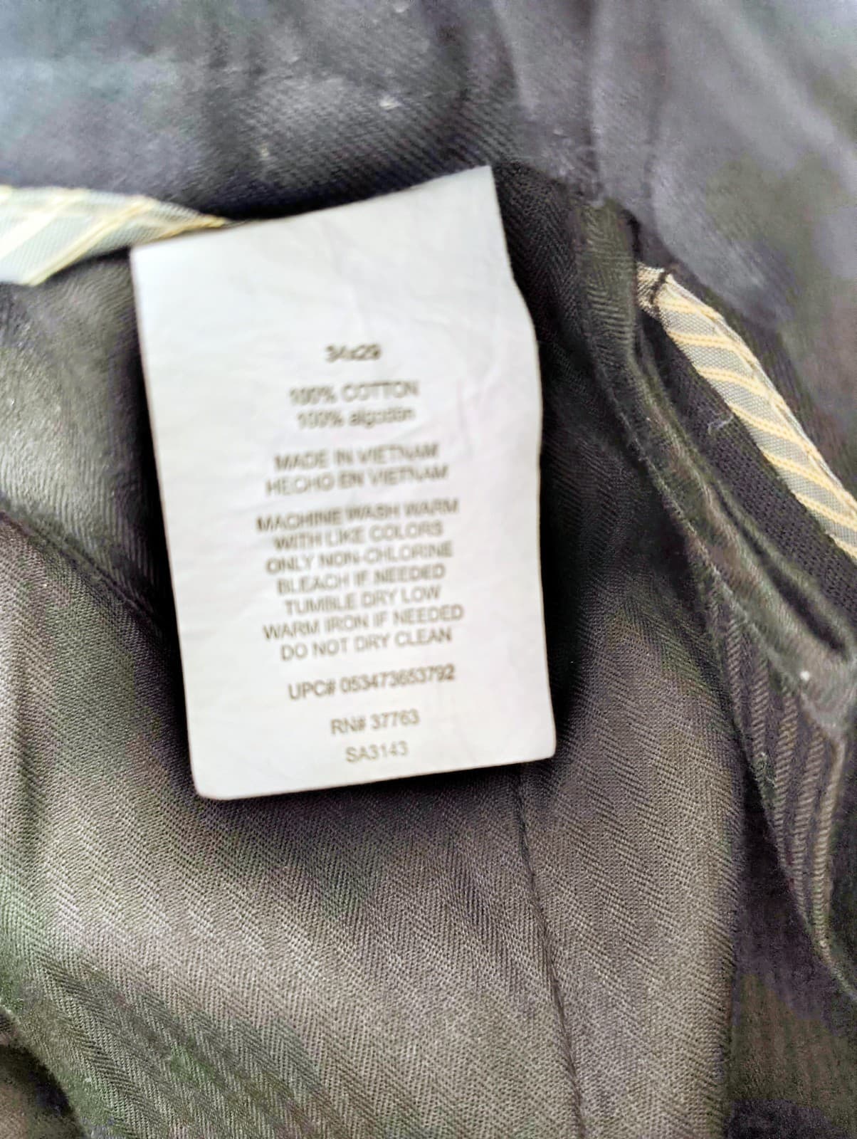 Perry ellis Navy Blue Dress Pants 34x29 - Thumbnail 7
