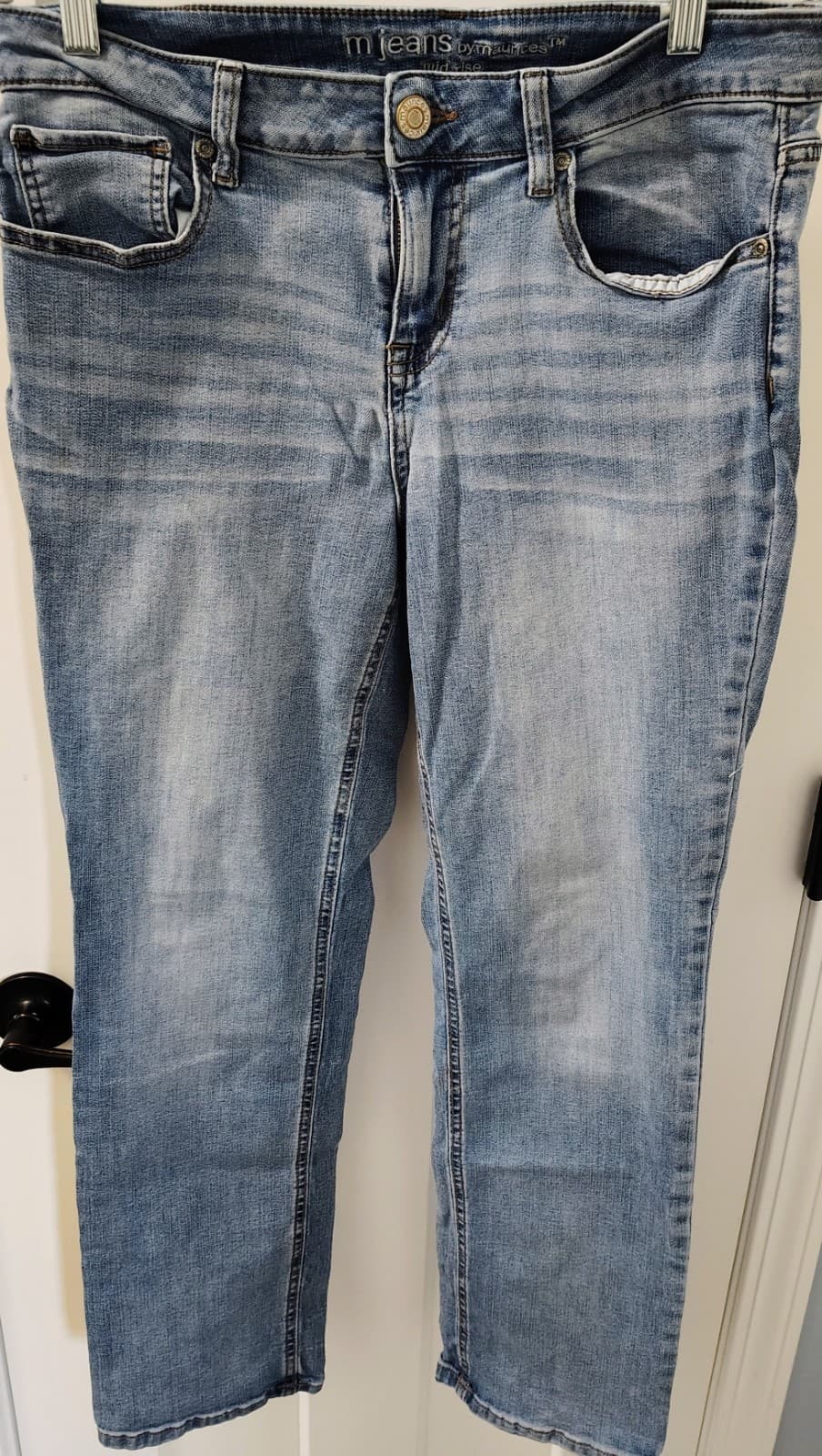 Maurices Womens Jeans Size 10 Short Mid-Rise Straight EUC - Thumbnail 3