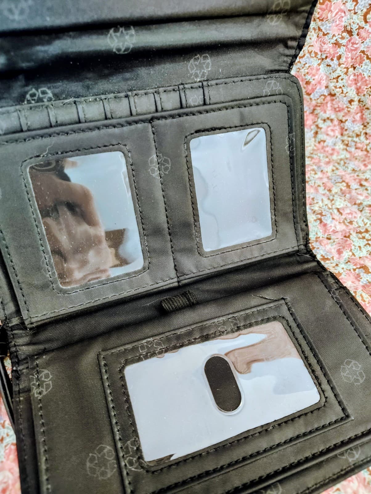 Black Soft Faux Leather Wallet RFID Blocking - Thumbnail 4