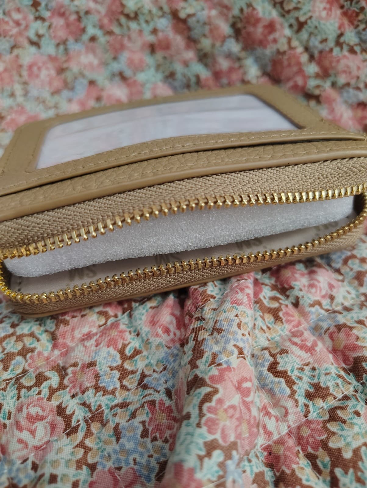 NEW Steve Madden Latte Card Holder Wristlet Wallet - Thumbnail 7