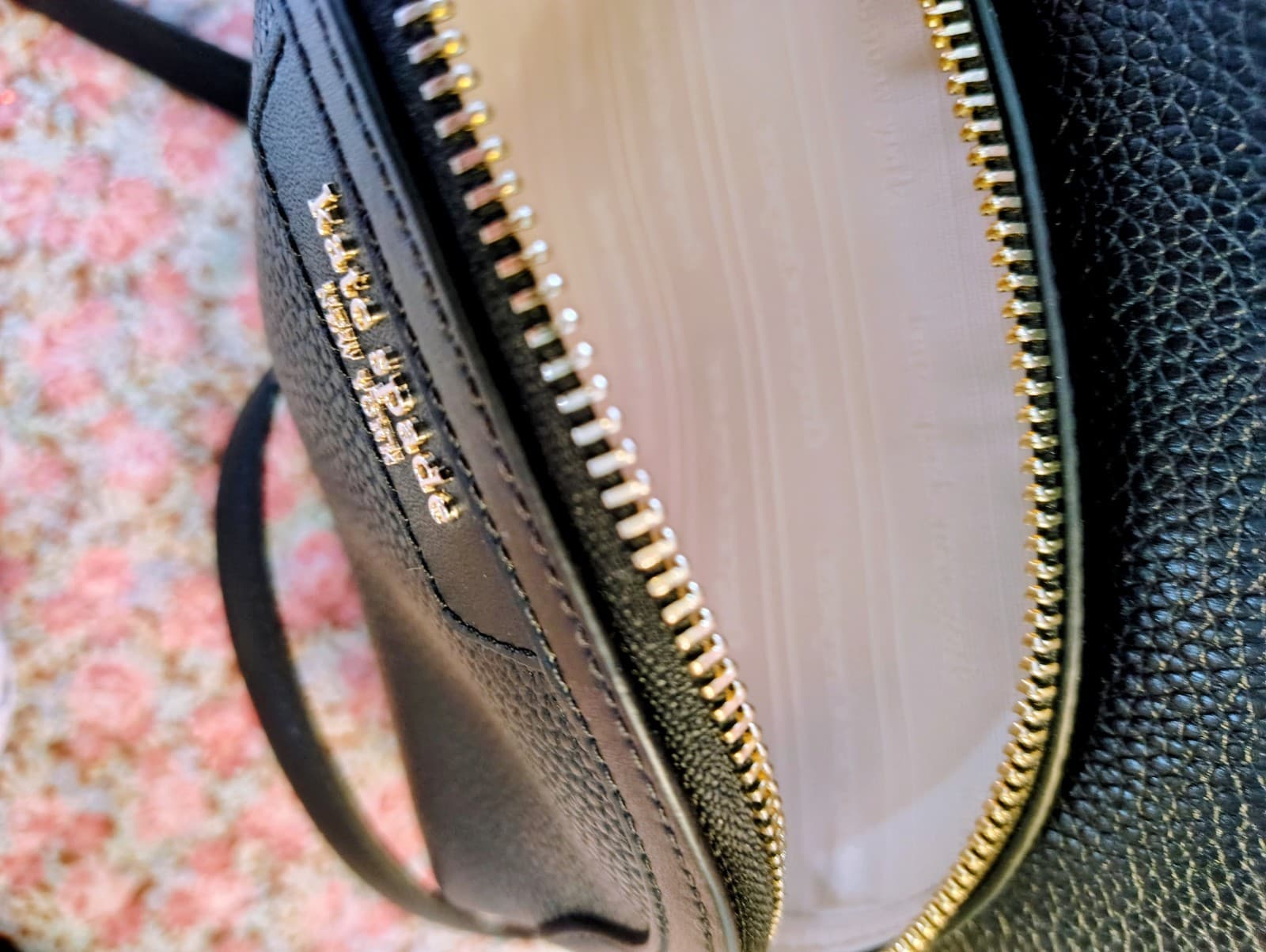 kate spade new york Leila Backpack NWT $298 Black Pebbled Leather - Thumbnail 12